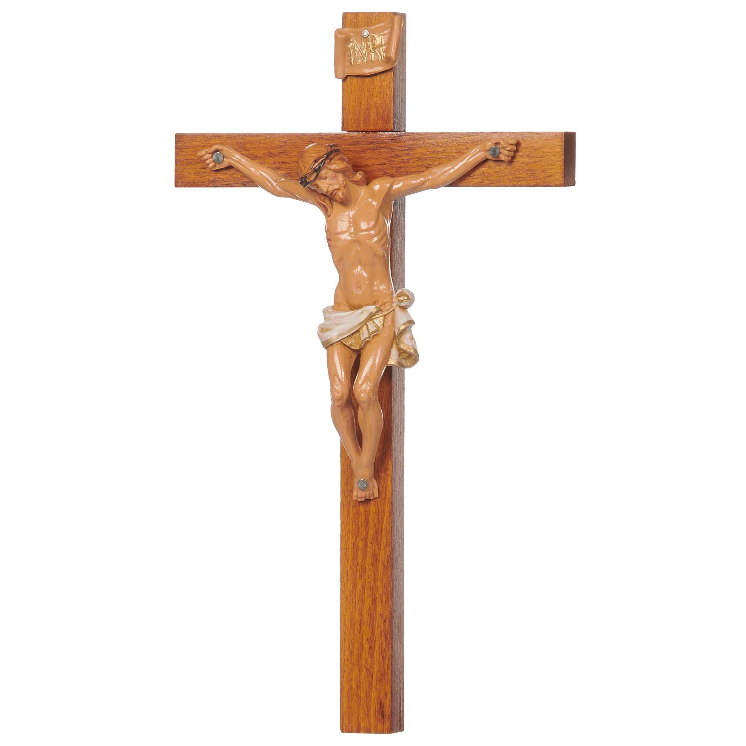 Fontanini Traditional Woodtone Crucifix