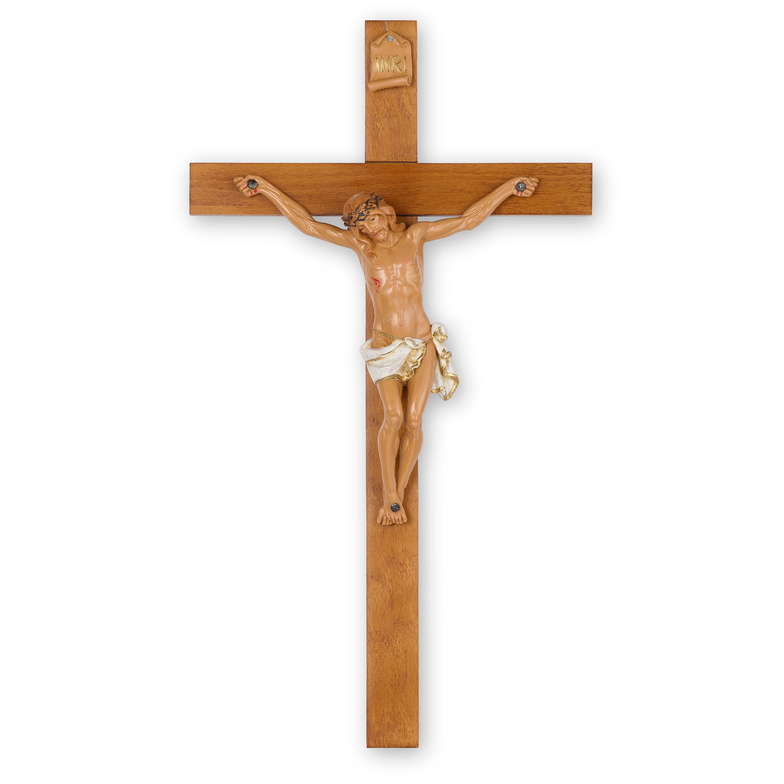 Fontanini Traditional Woodtone Crucifix