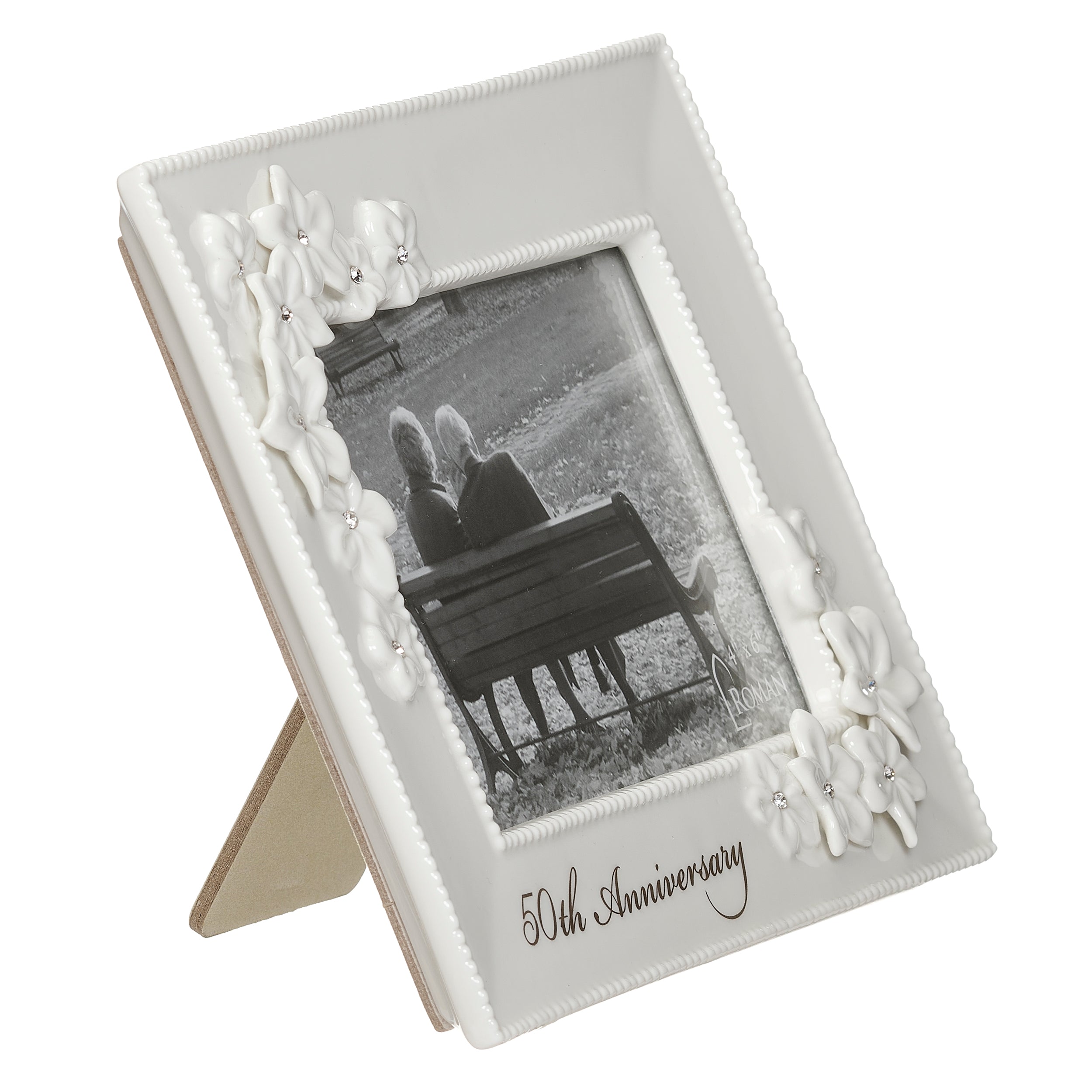 Caroline Collection 50th Anniversary Love Blooms Frame