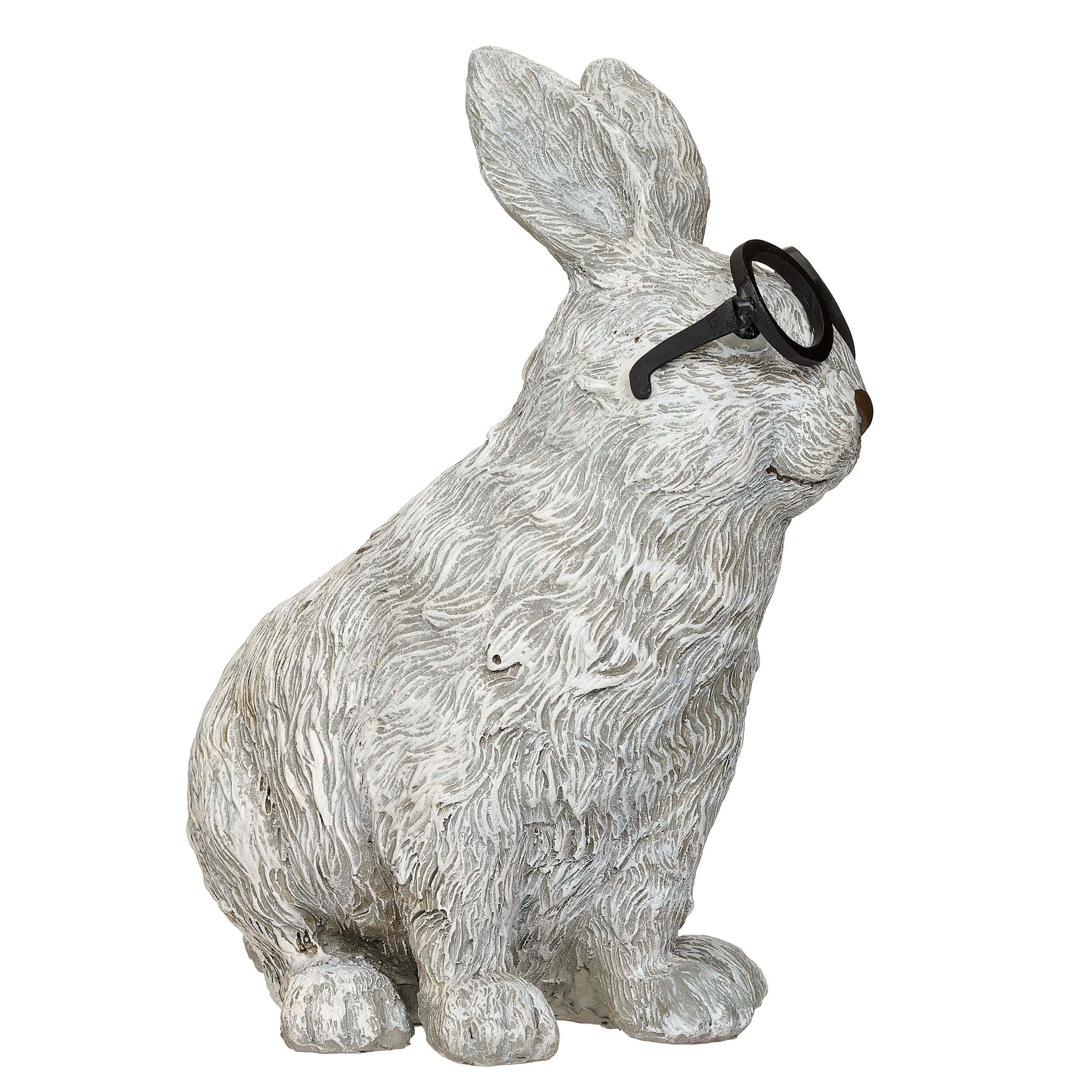 Pudgy Pals Rabbit with Glasses Planter