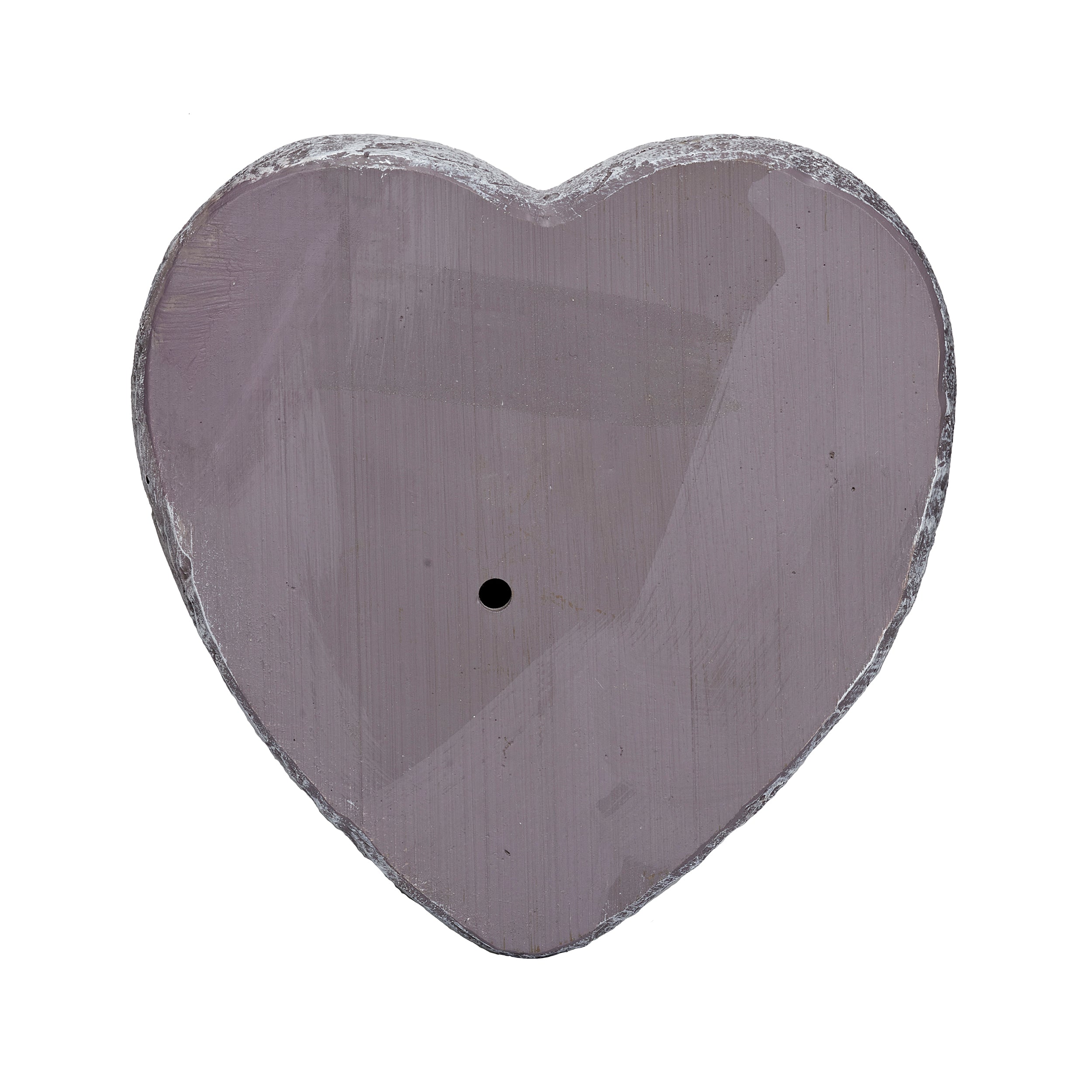 Heart shaped garden stone back