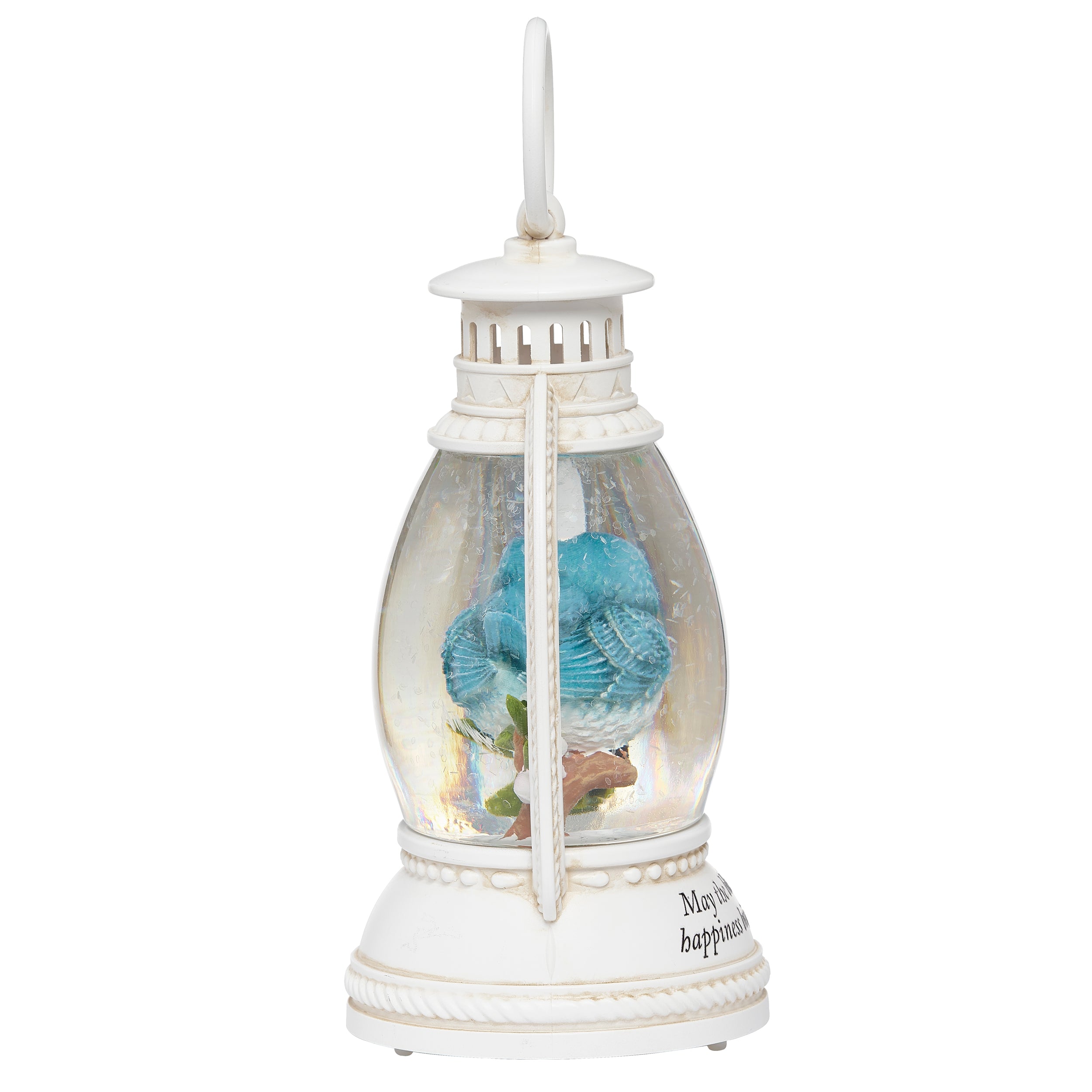 Lighted Bluebird of Happiness Shimmer Lantern