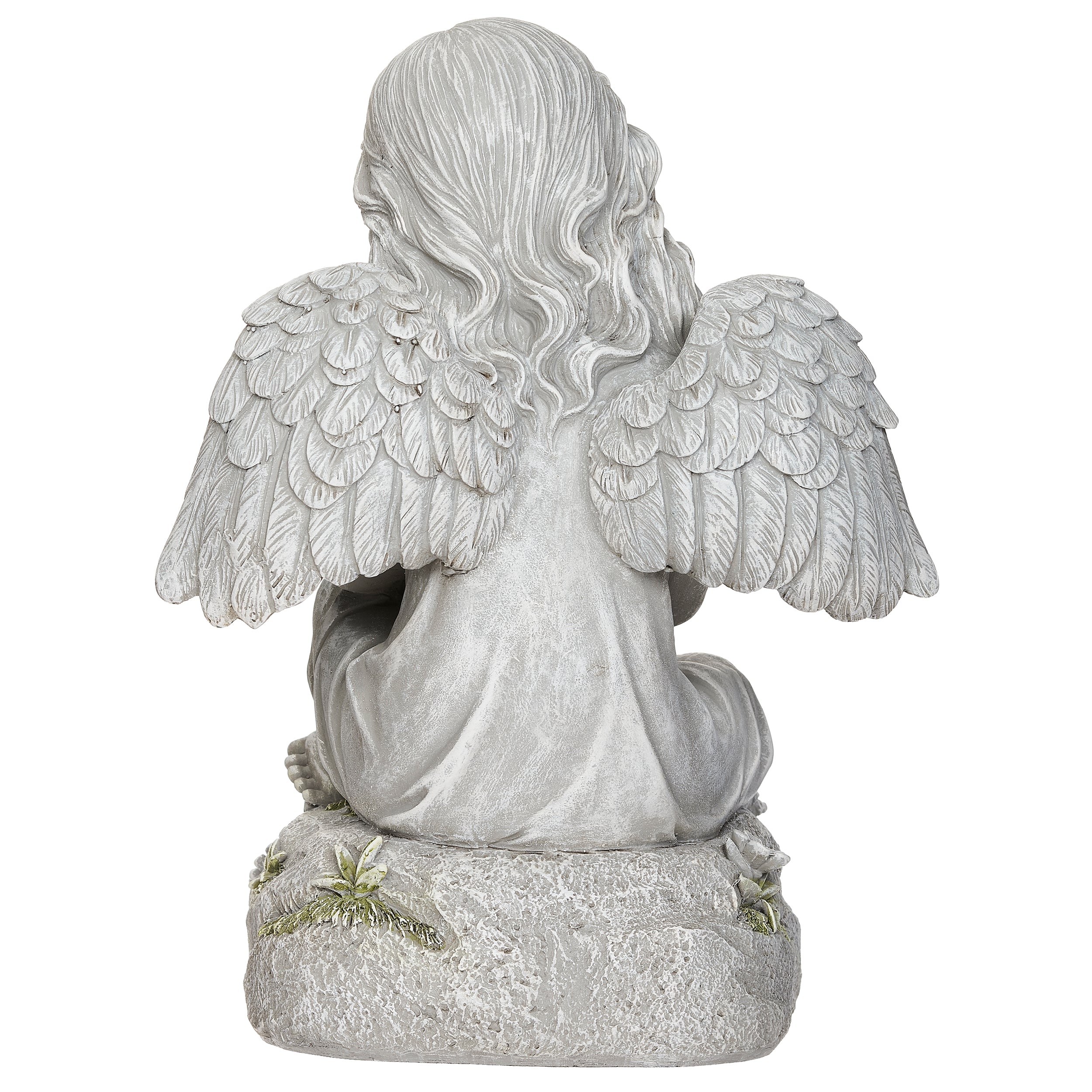 Angel Girl with Teddy Bear Memorial Statue