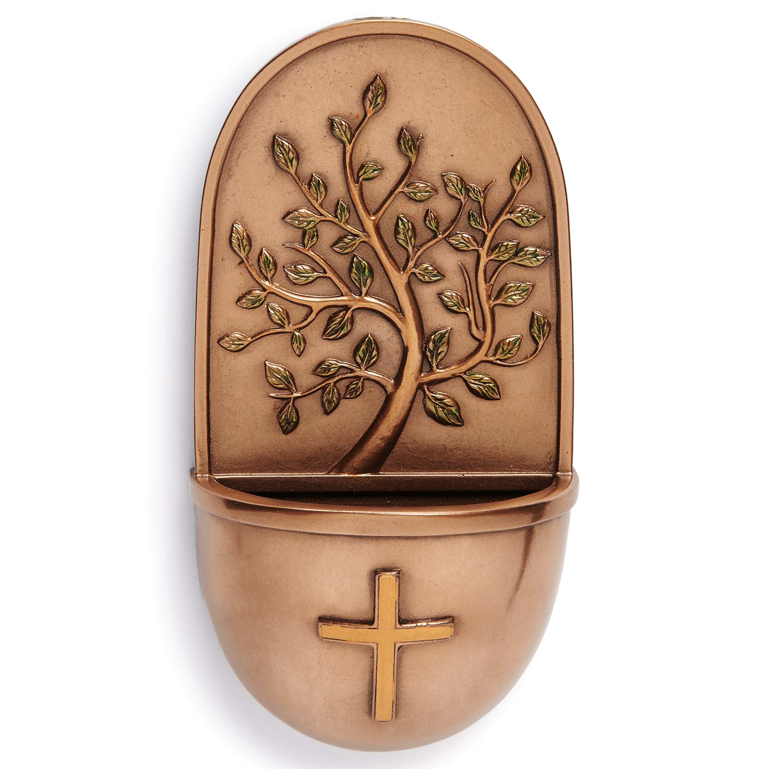Tree of Life Bronze Holy Water Font