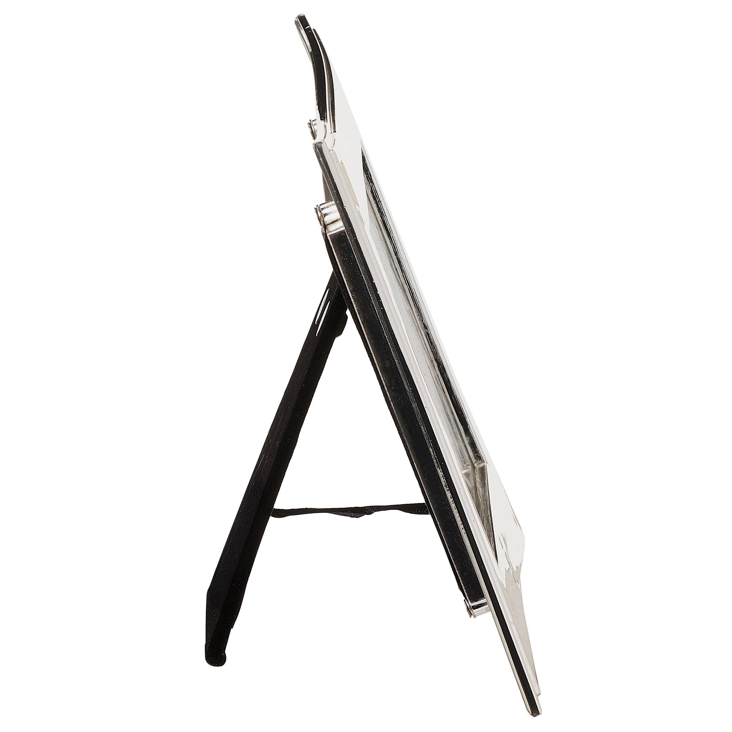 Curved Baptism Frame with Cross 3.5x5 with Silver Cross