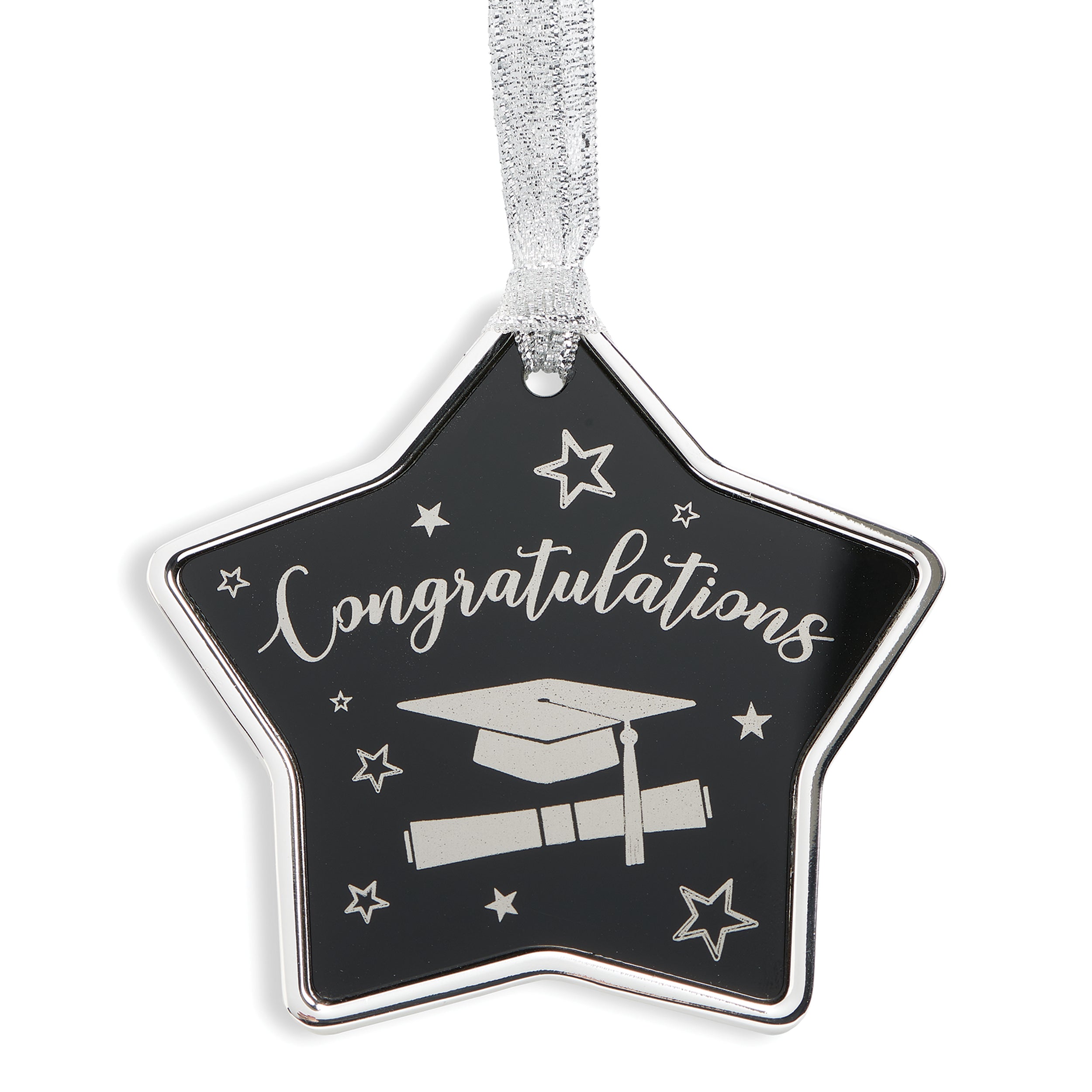 Caroline Collection Graduation Black Star Ornament