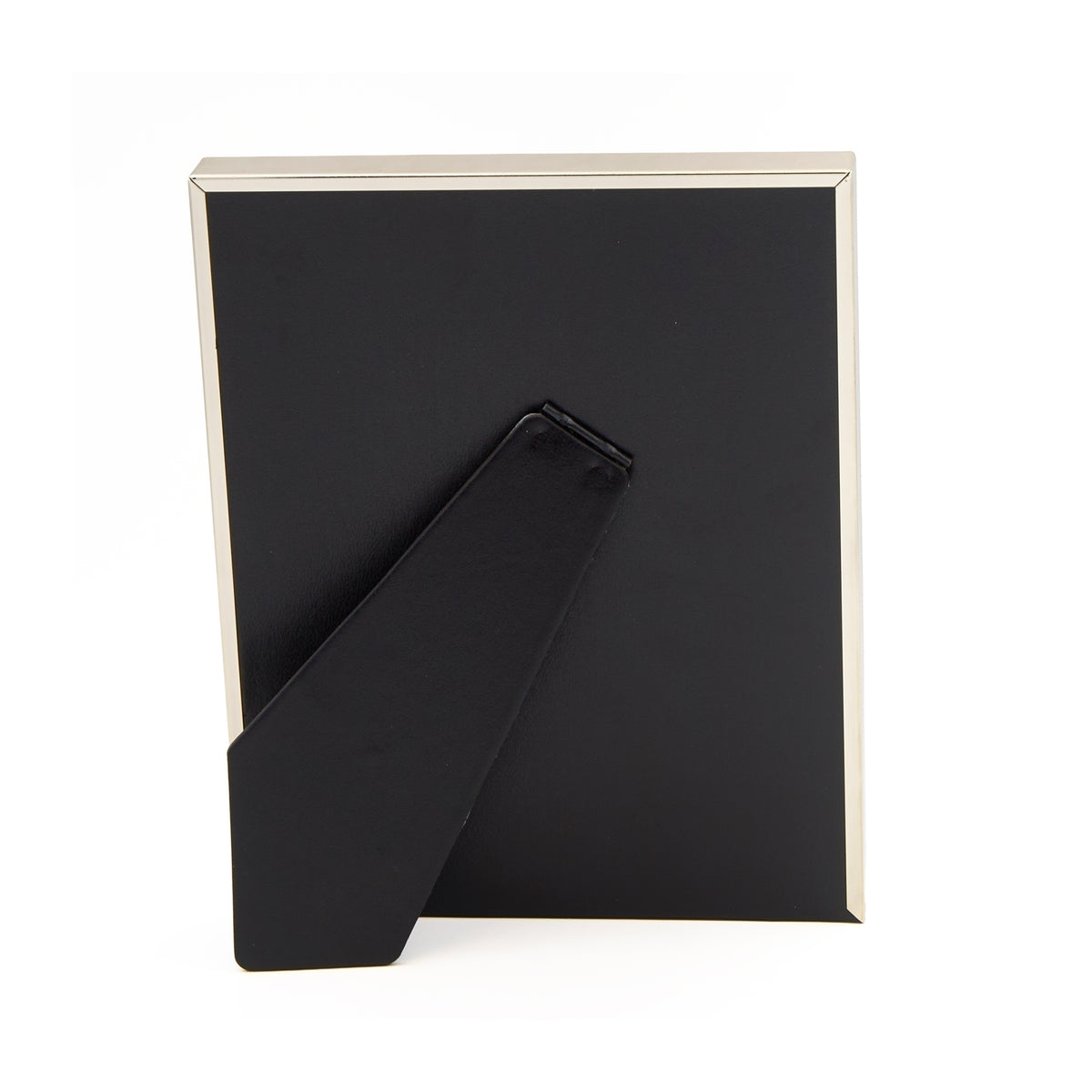 Back view of Caroline Collection Beautiful Ballerina Picture Frame showing the black backing and fold-out tabletop easel stand