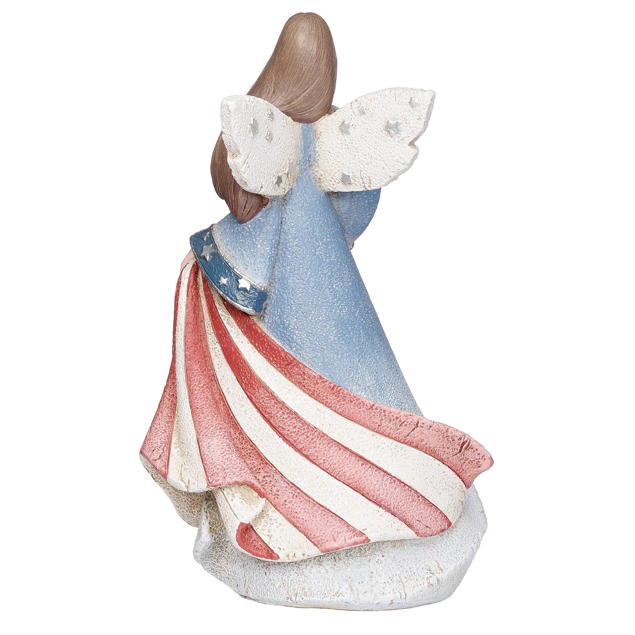 Angel wearing patriotic dress