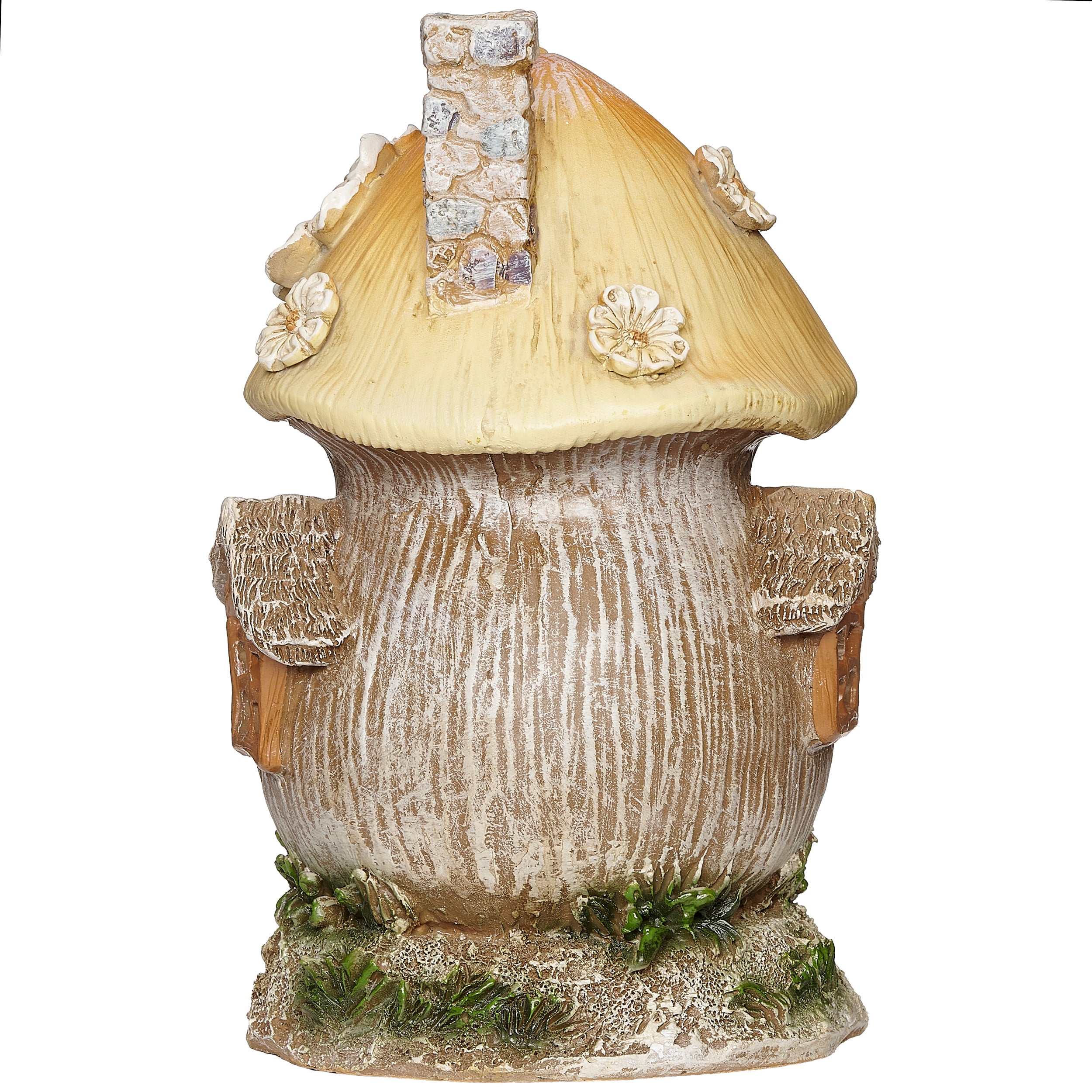 Lighted Mushroom Cottage Garden Statue