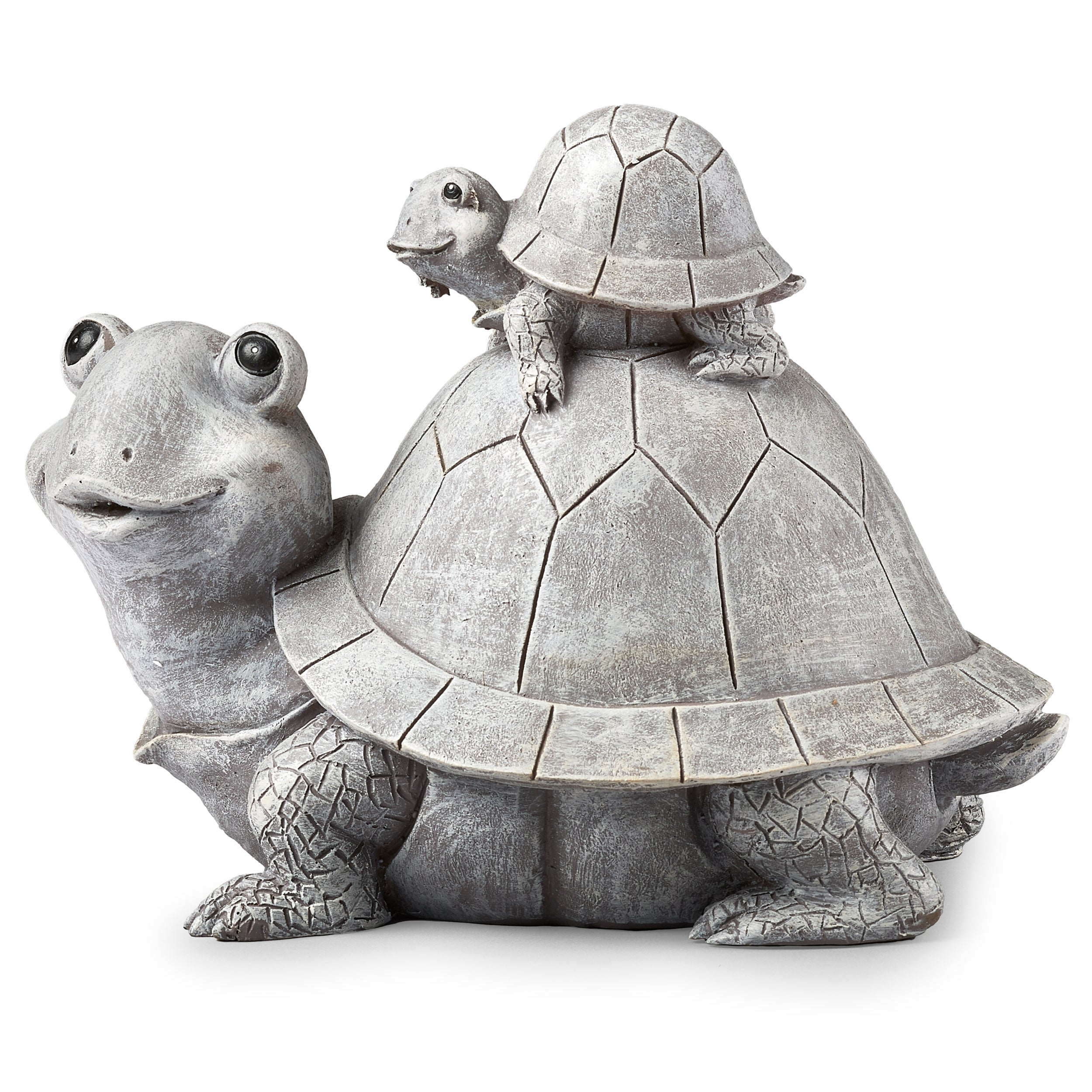 Pudgy Pals Mama Turtle & Baby Garden Statue