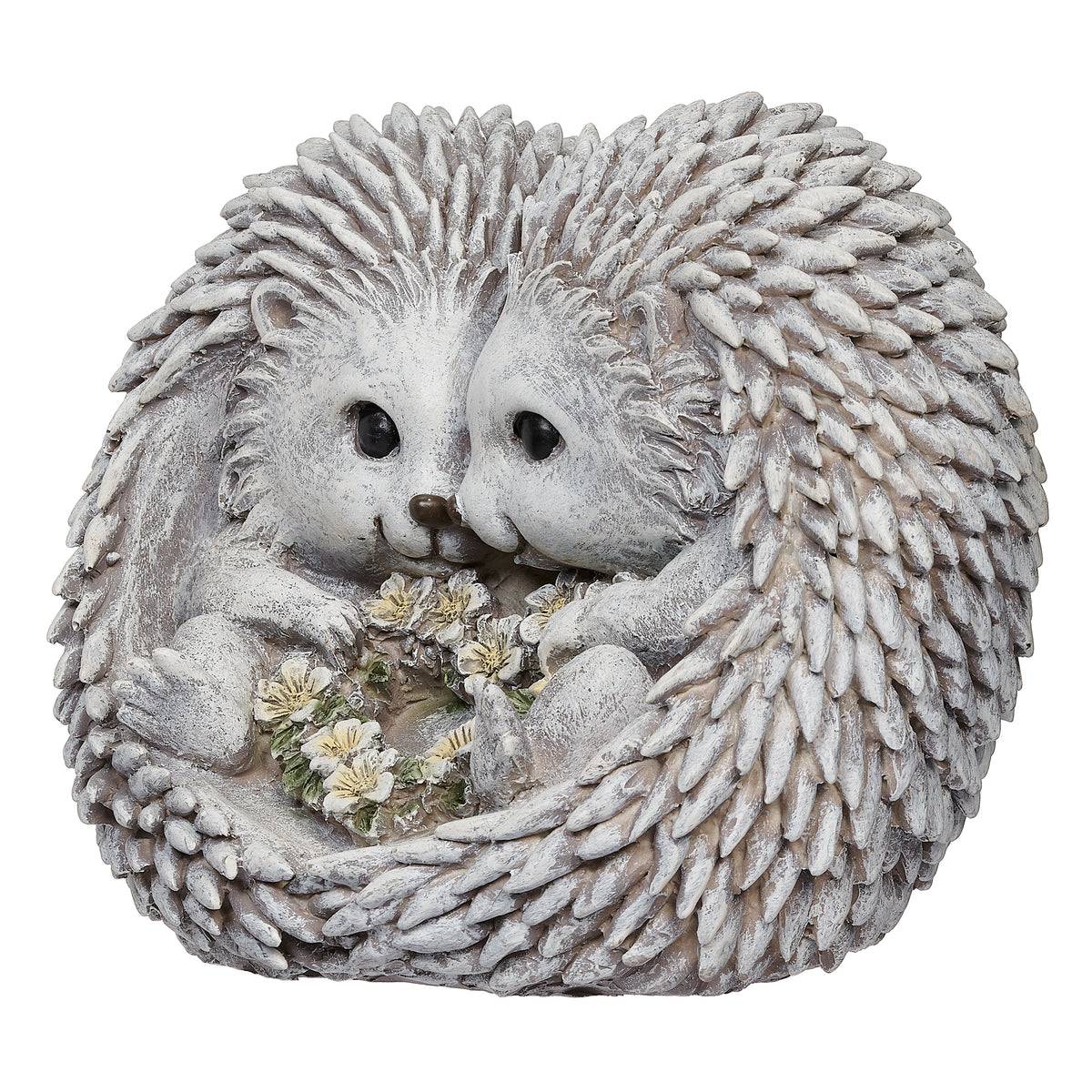 Pudgy Pals Hedgehog Love Garden Statue