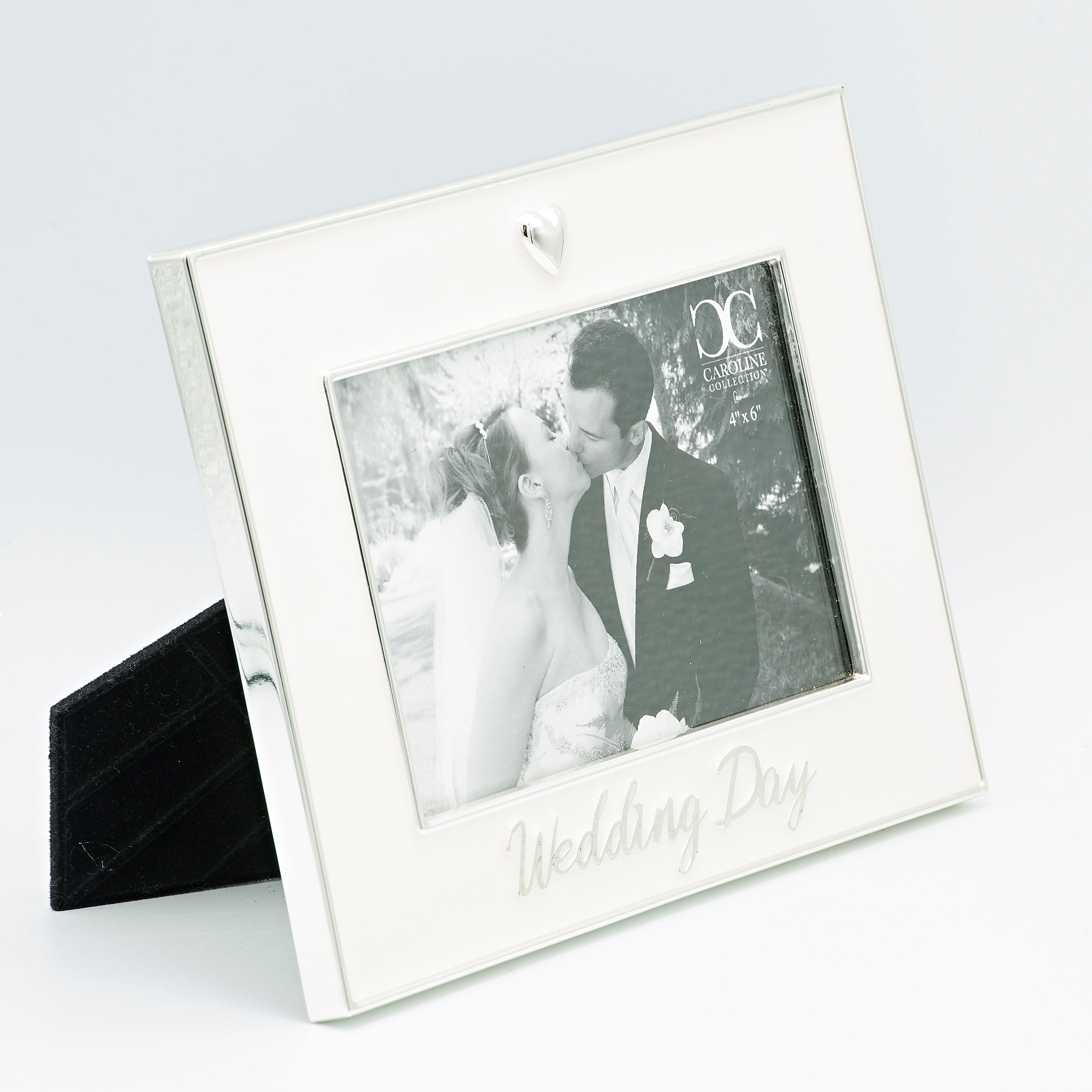 Caroline Collection Wedding Day Heart Frame