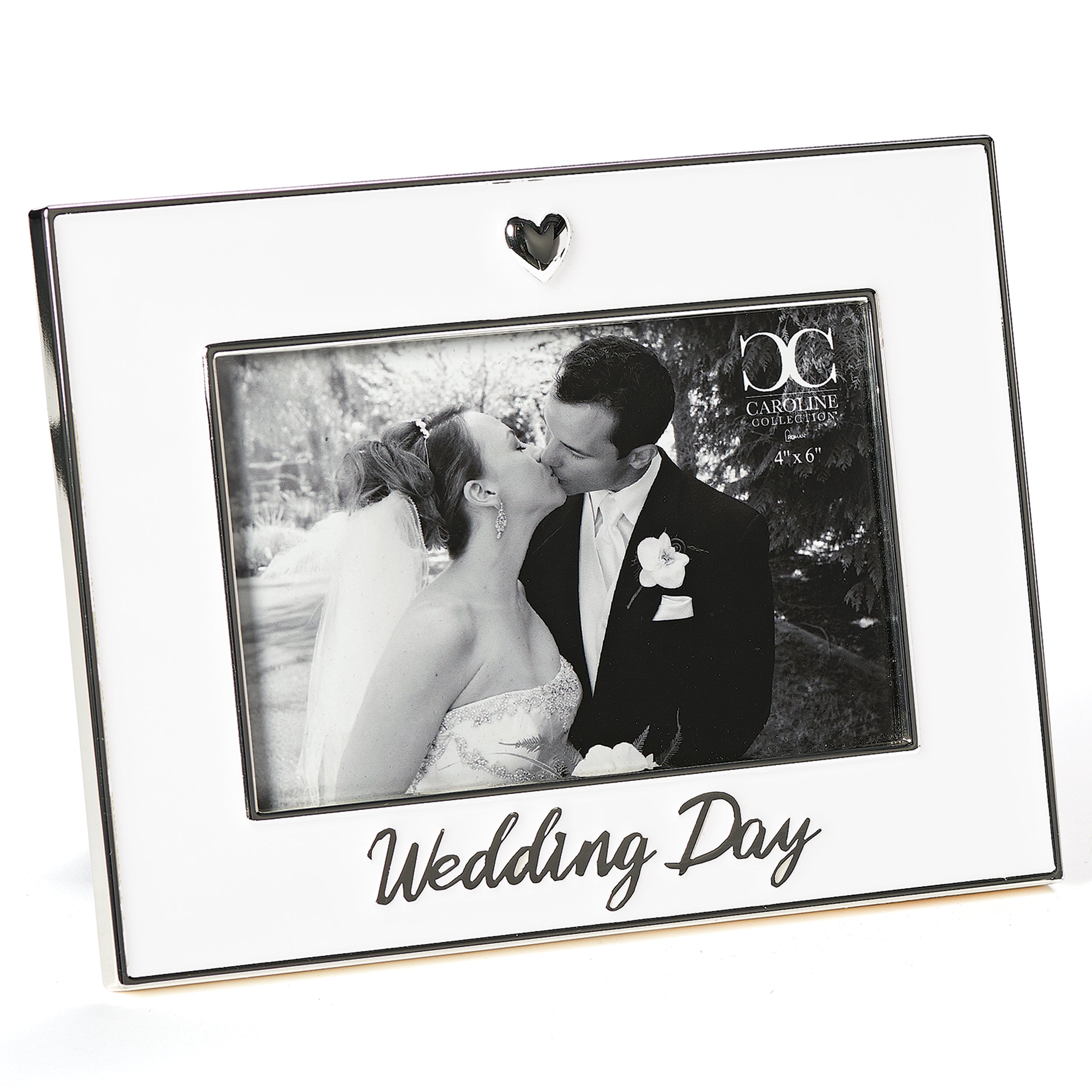 Caroline Collection Wedding Day Heart Frame