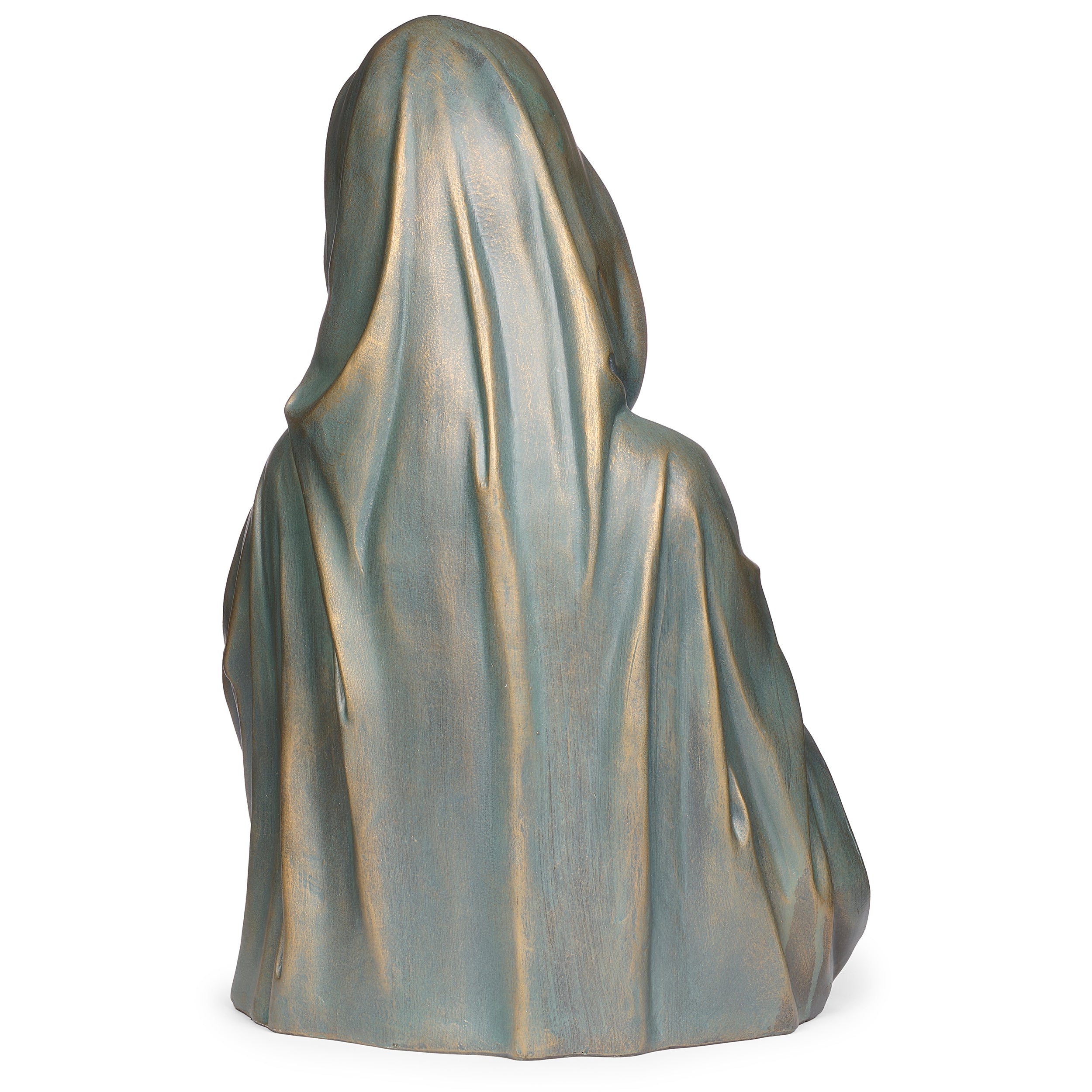 Bronze Madonna & Child Garden Statue