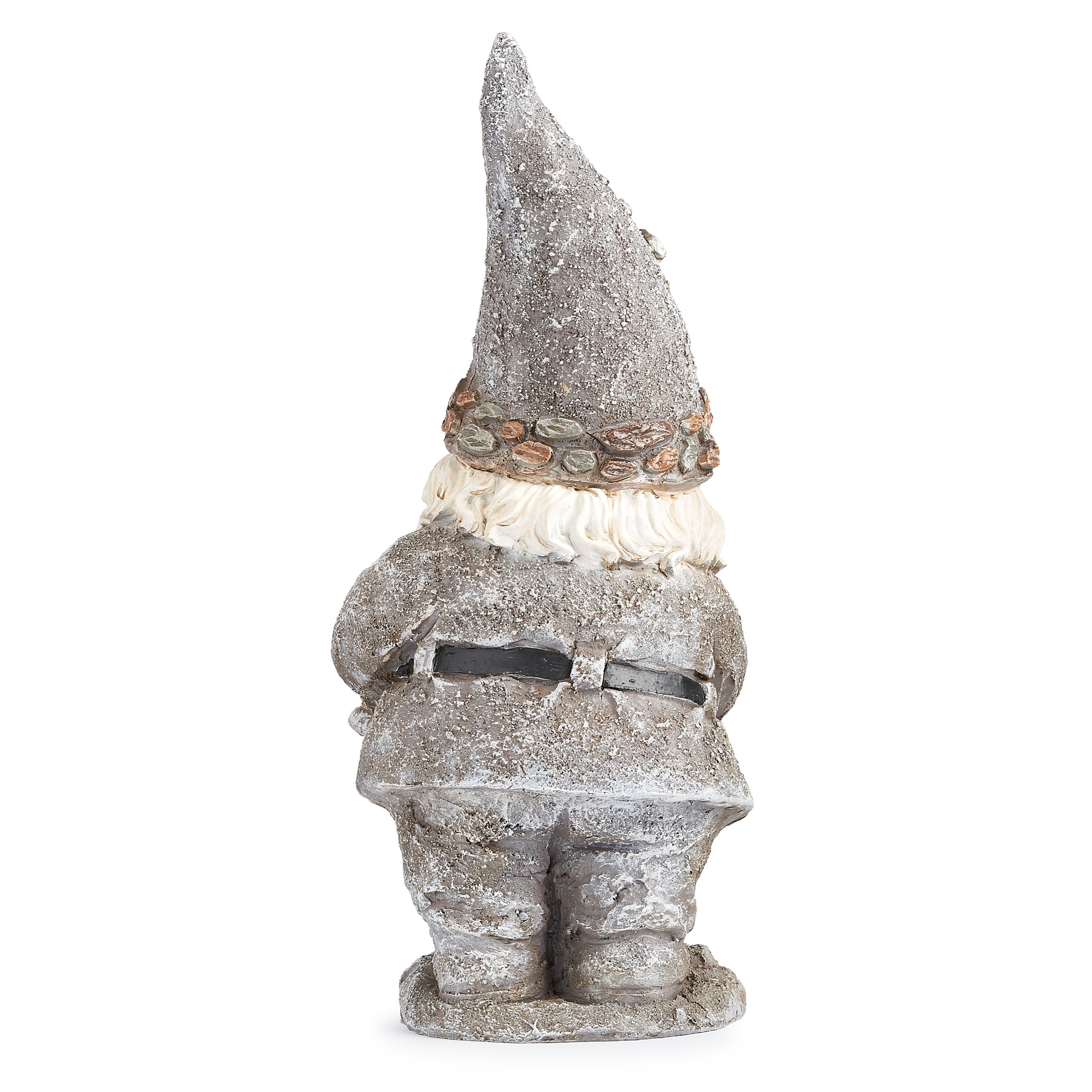 Stone-Look Gnome with Watering Can Garden Statue