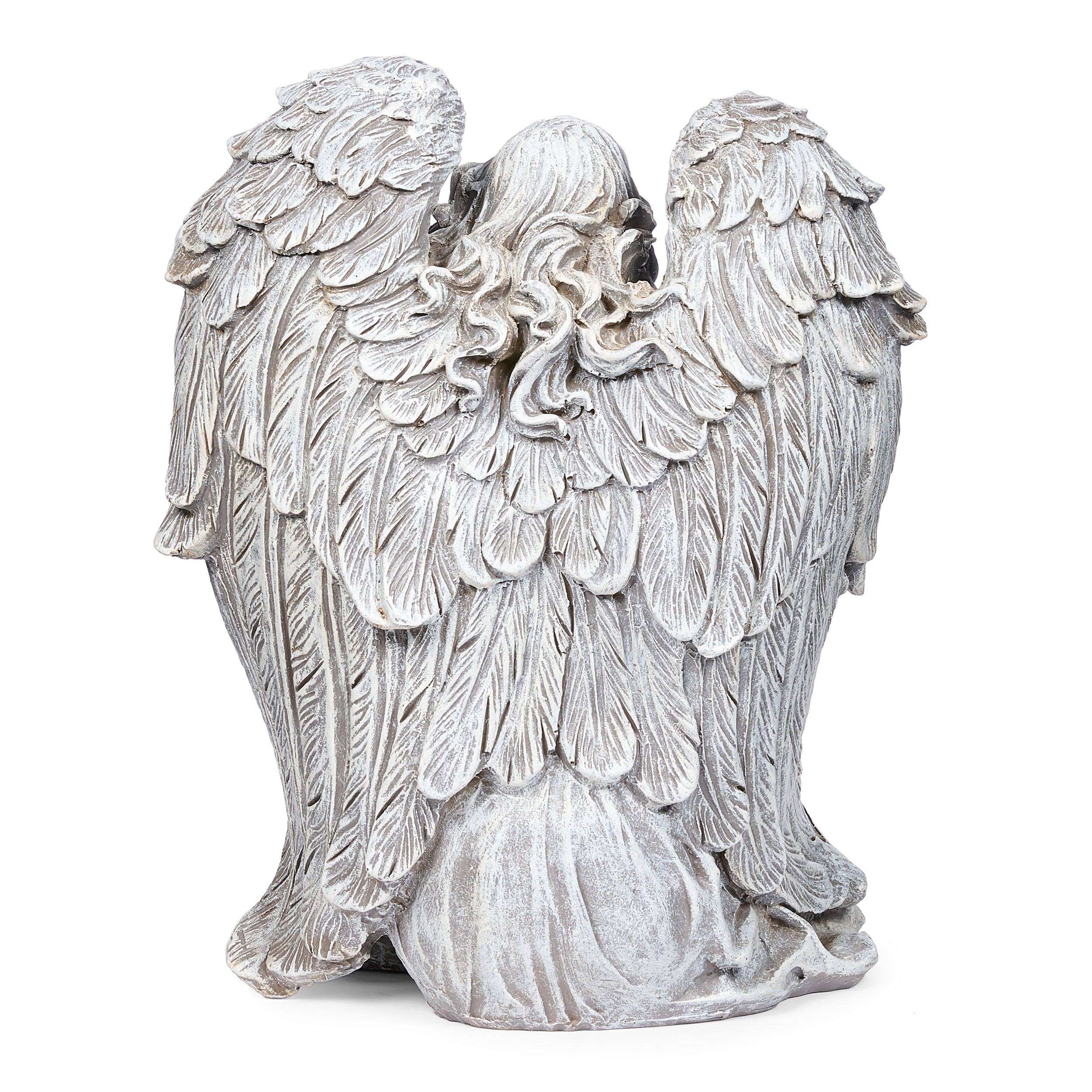 Angel with Cardinal Memorial Garden Statue