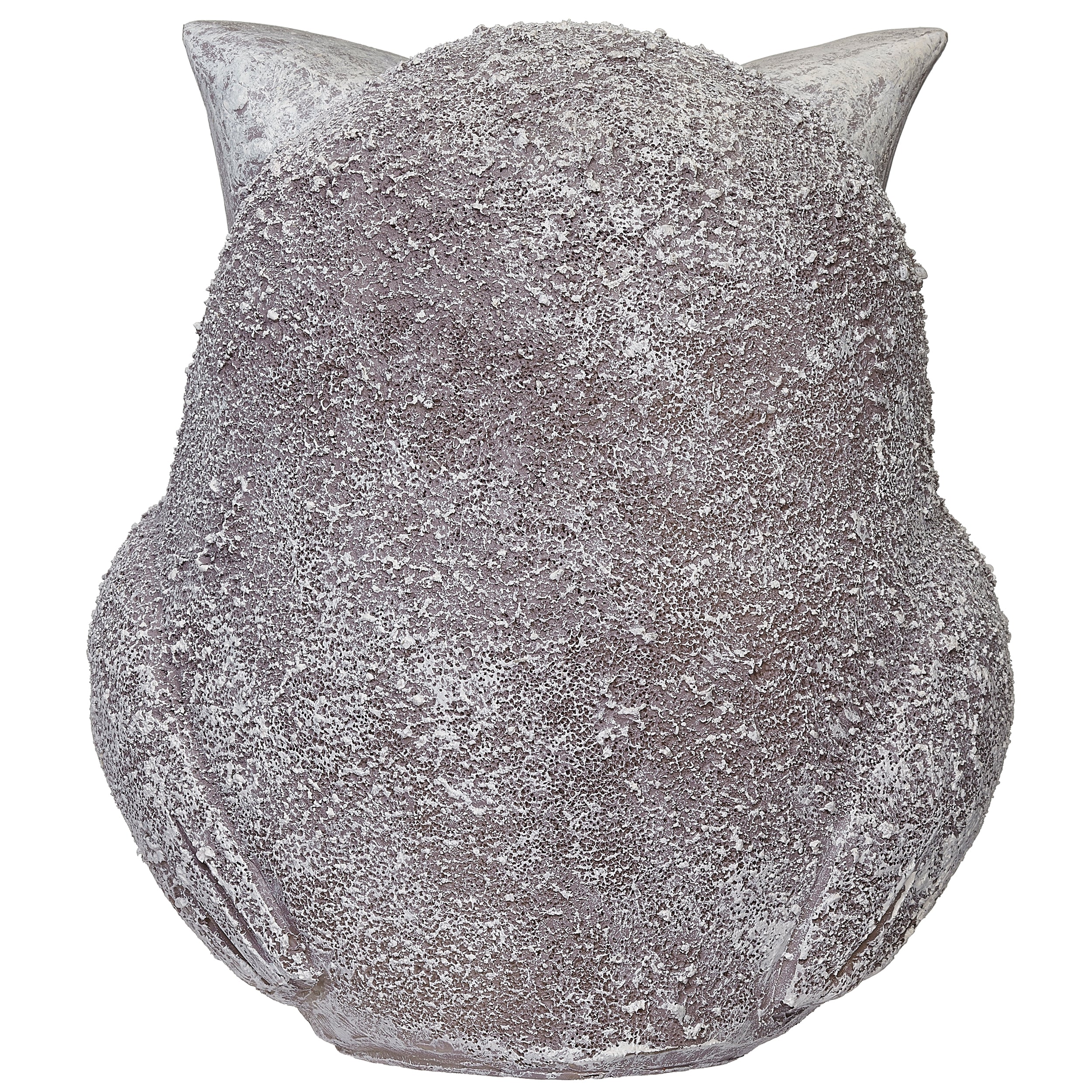 Pebble Flower Owl Garden Statue