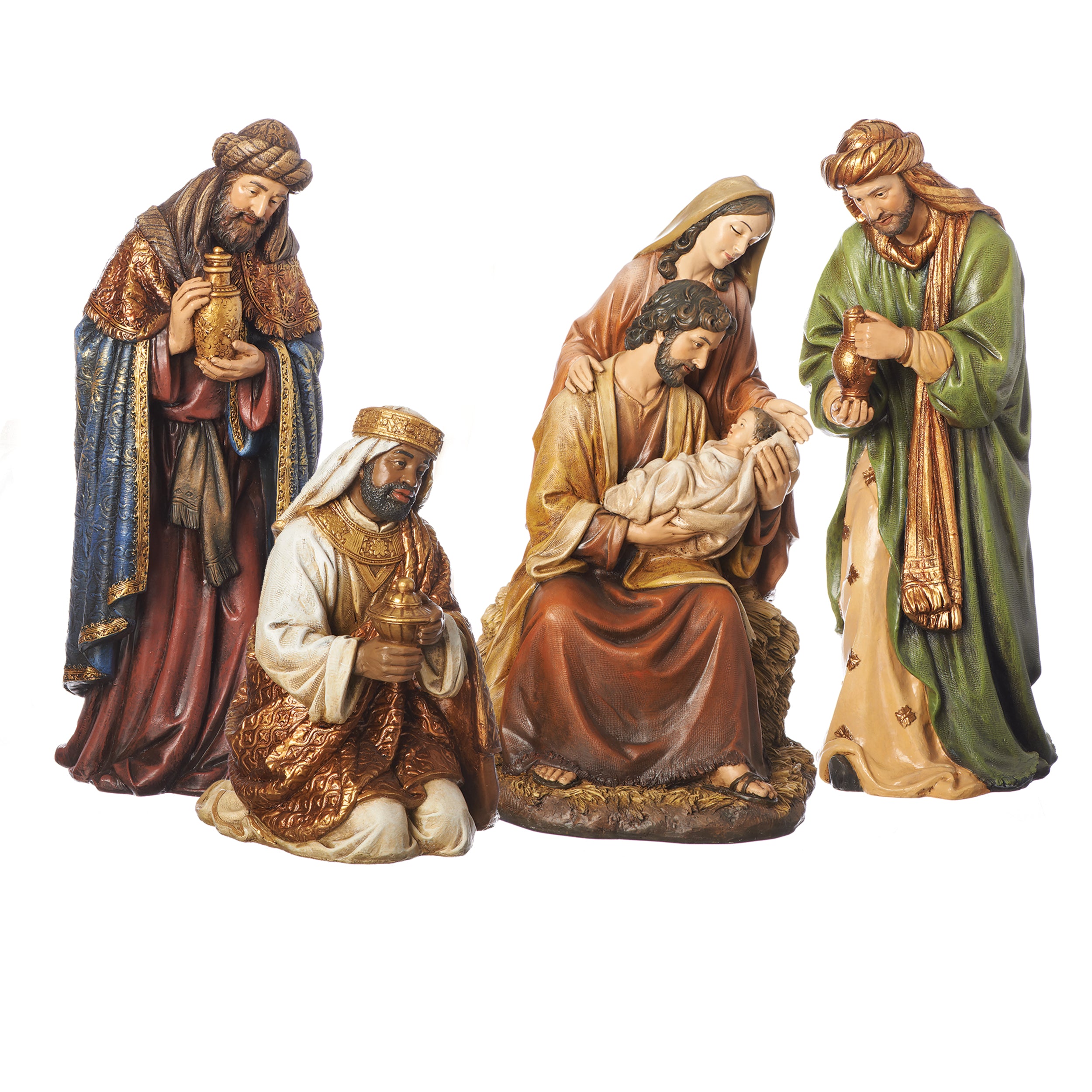 Joseph's Studio Textured Finish Nativity Set