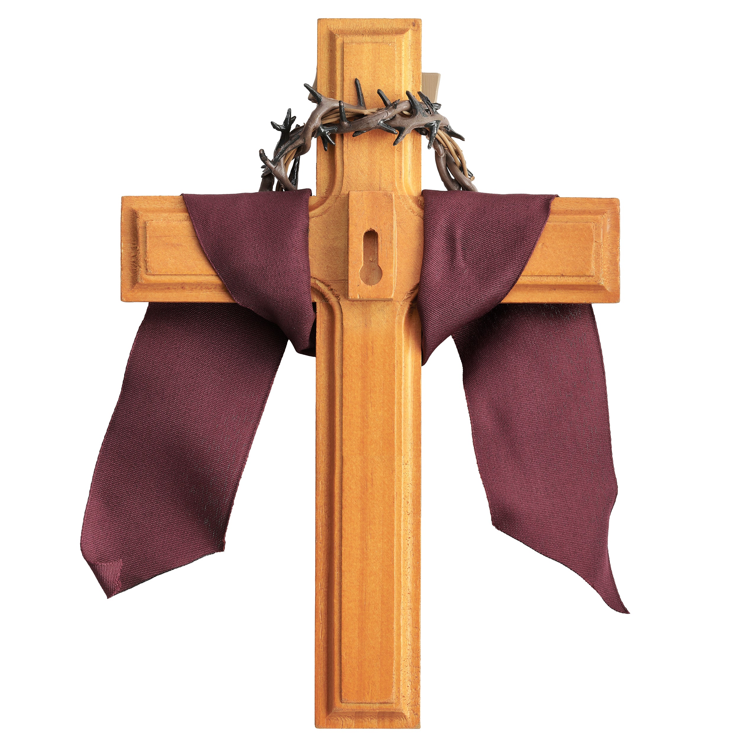 "He Is Risen" Crown of Thorns Wall Cross