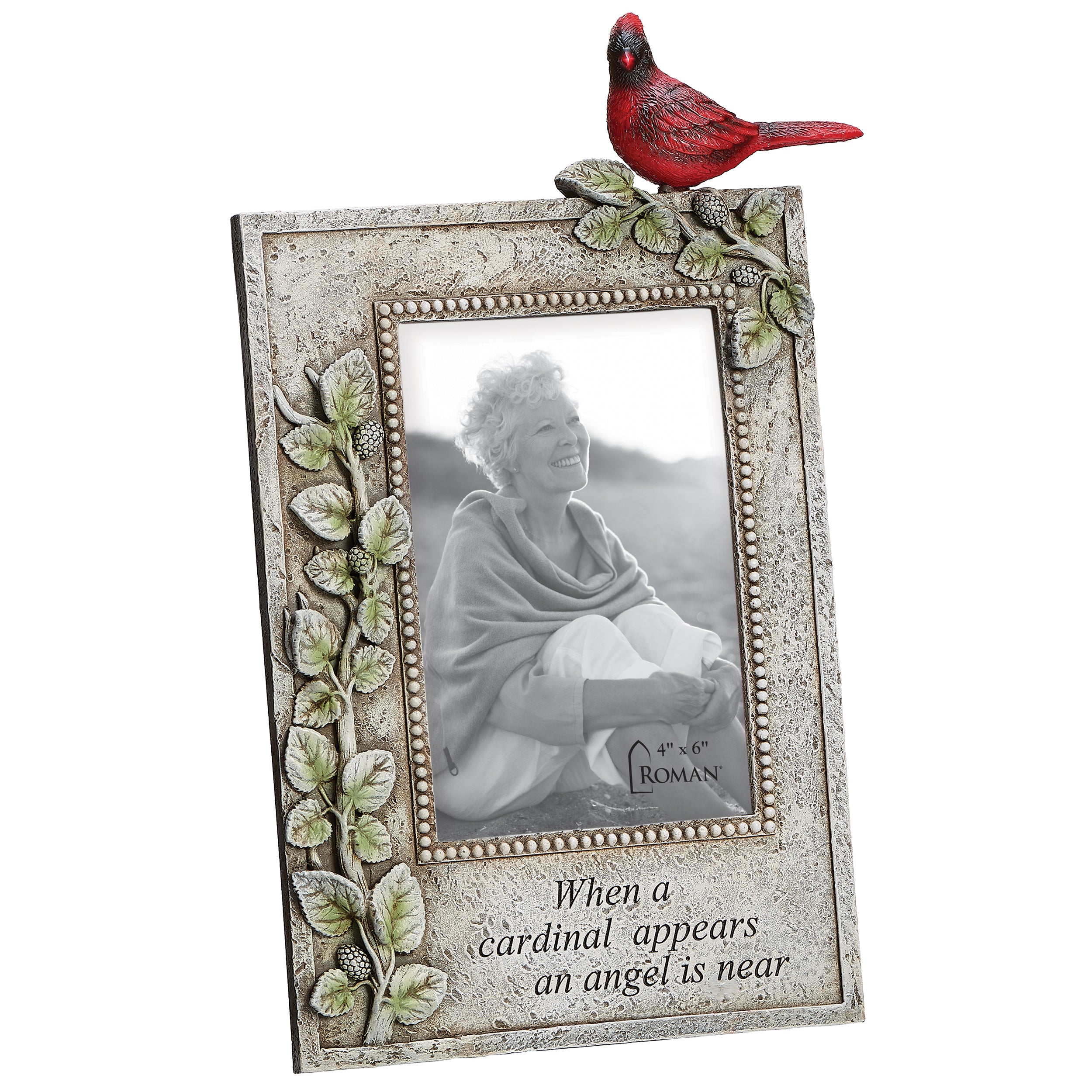 "When a Cardinal Appears" Memorial Frame