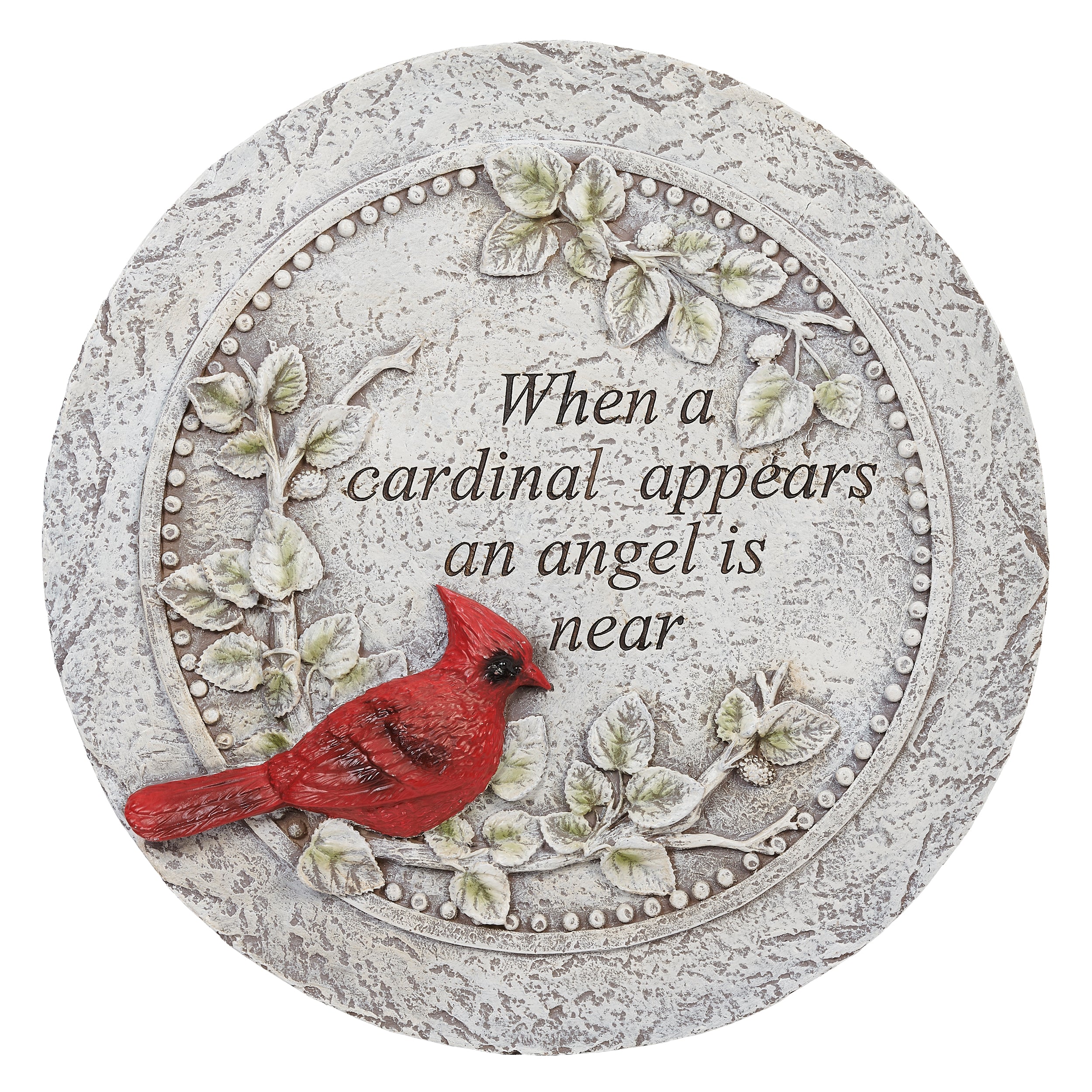 When a Cardinal Appears Memorial Stepping Stone