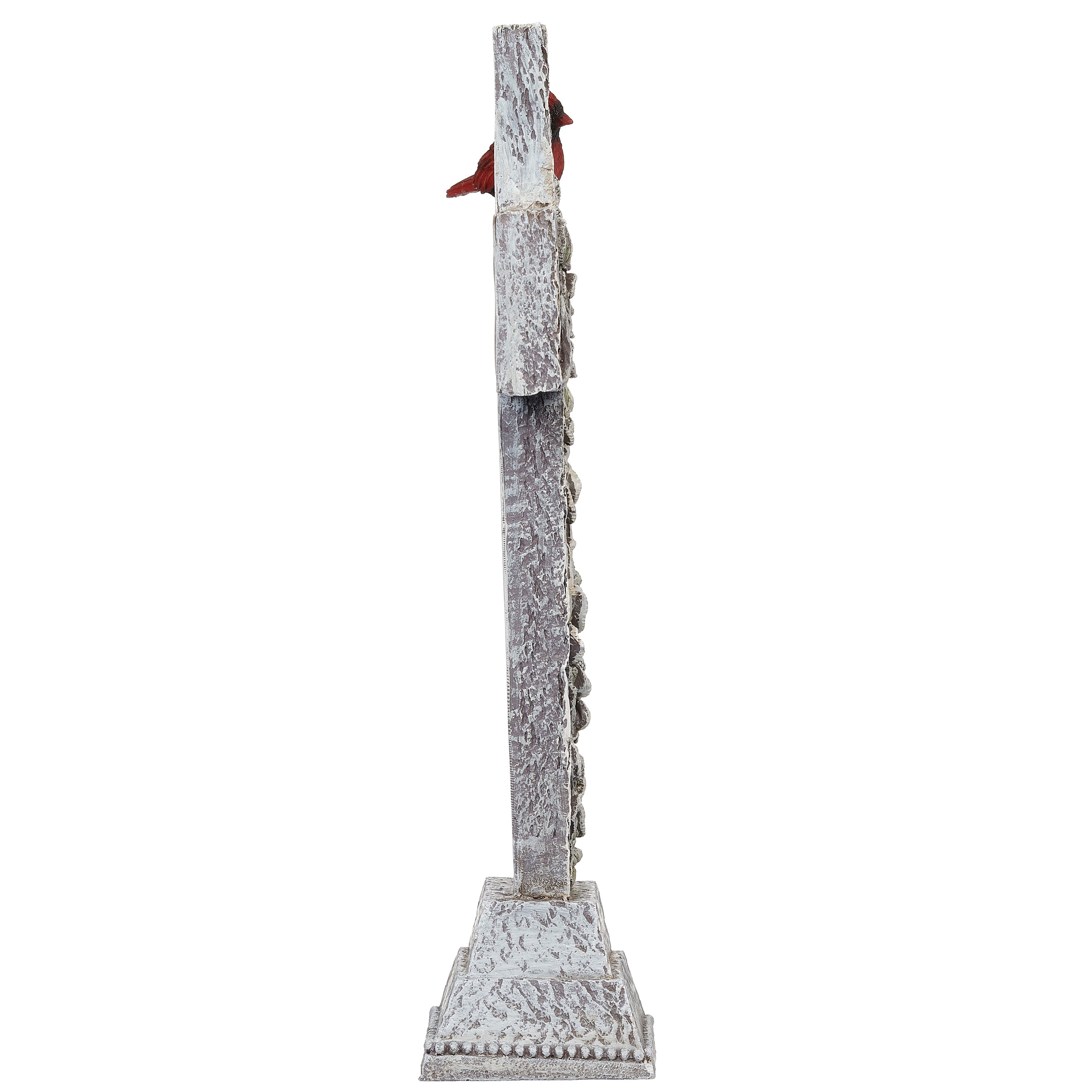 When a Cardinal Appears Memorial Garden Cross