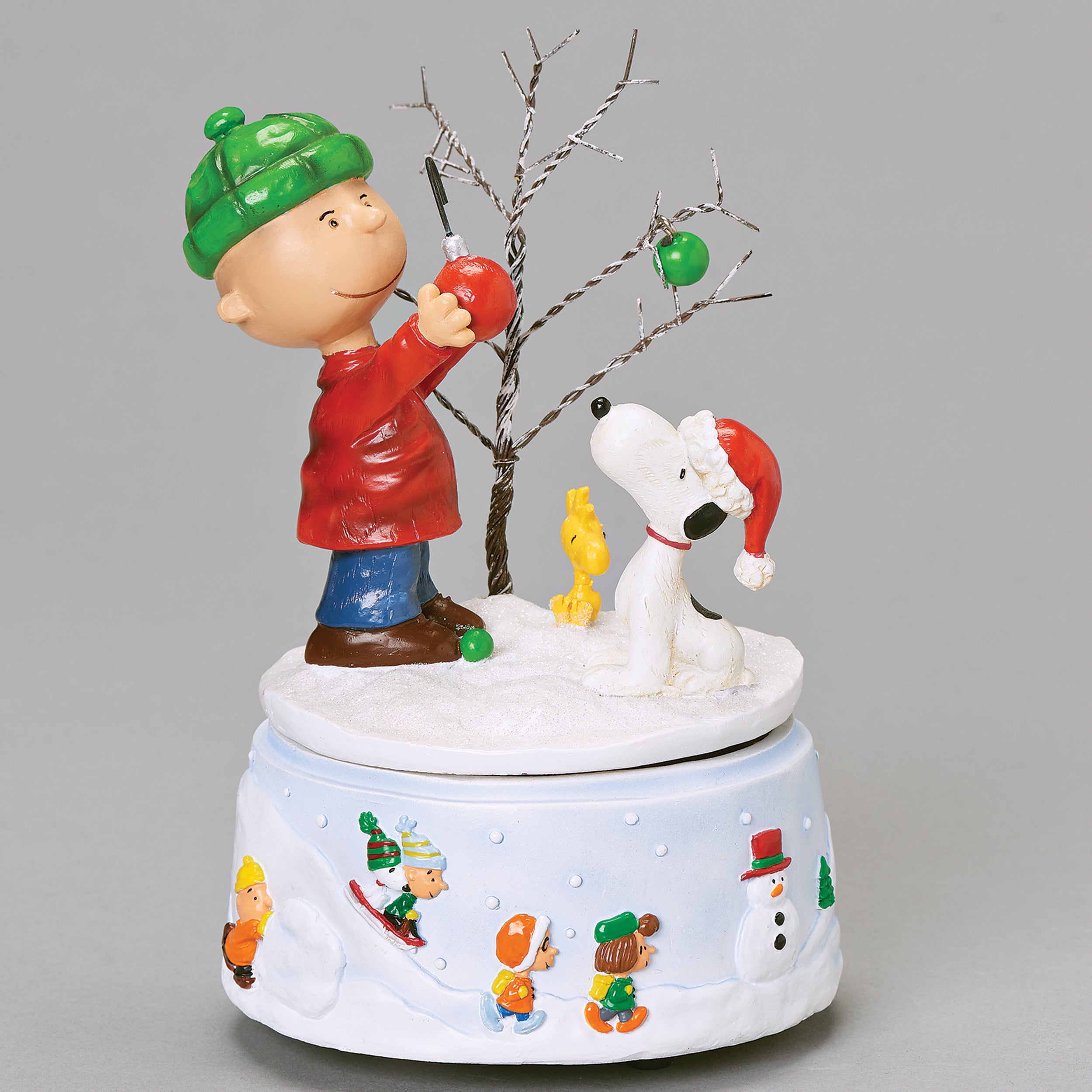 Peanuts Musical Rotating Charlie Brown, Snoopy & Woodstock