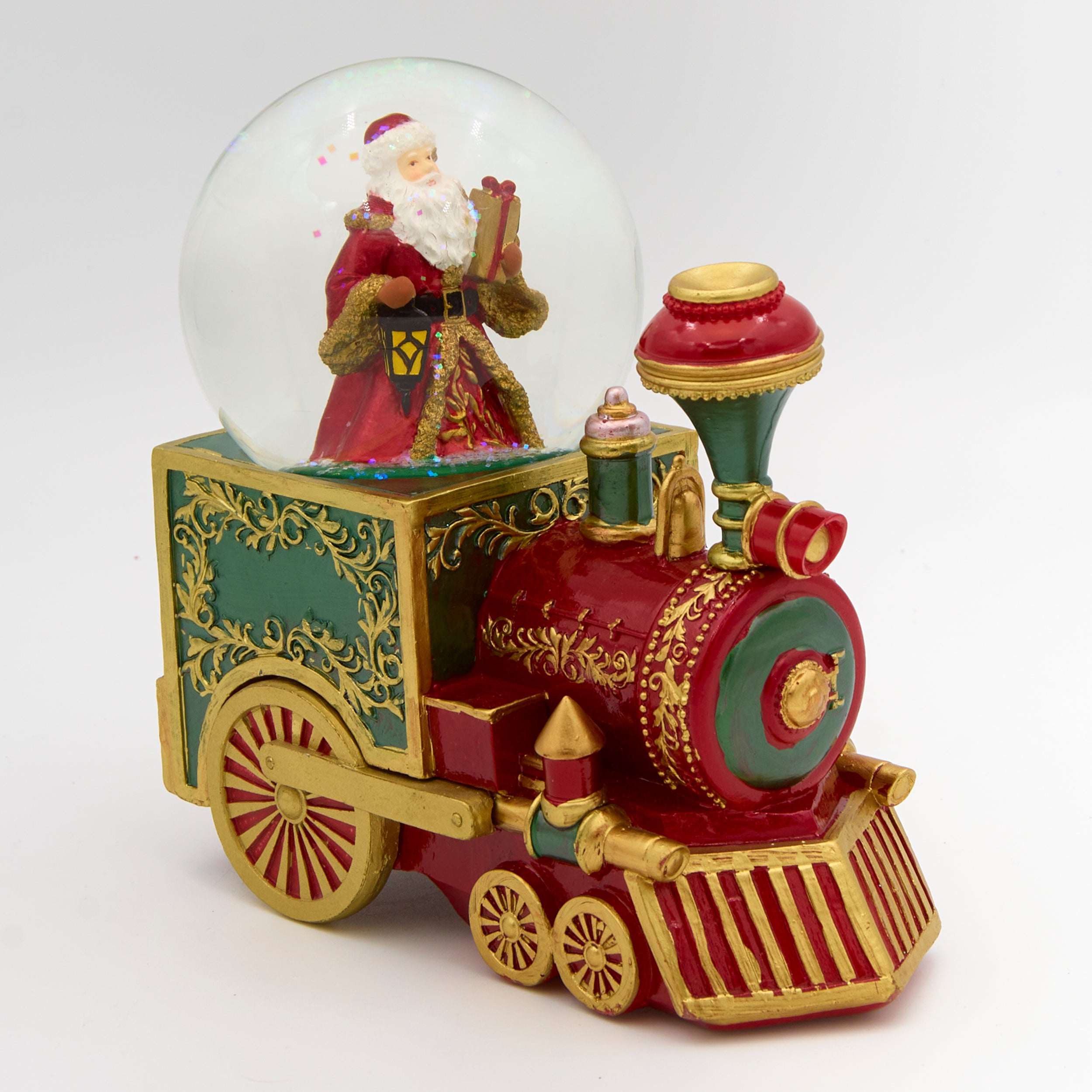 Glitterdome Musical Santa Red Train – "We Wish You a Merry Christmas" Tune