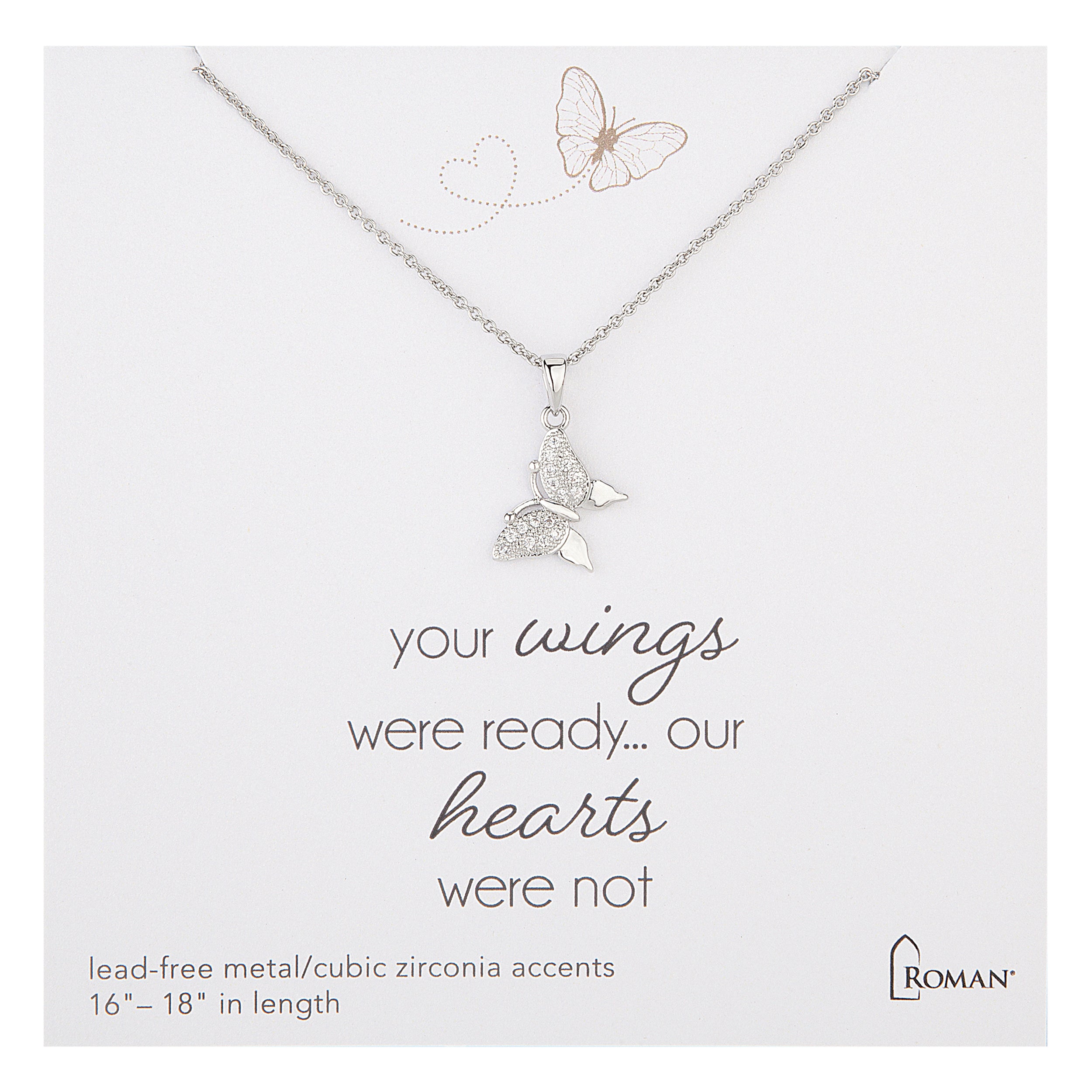 Butterfly Wings Remembrance Necklace