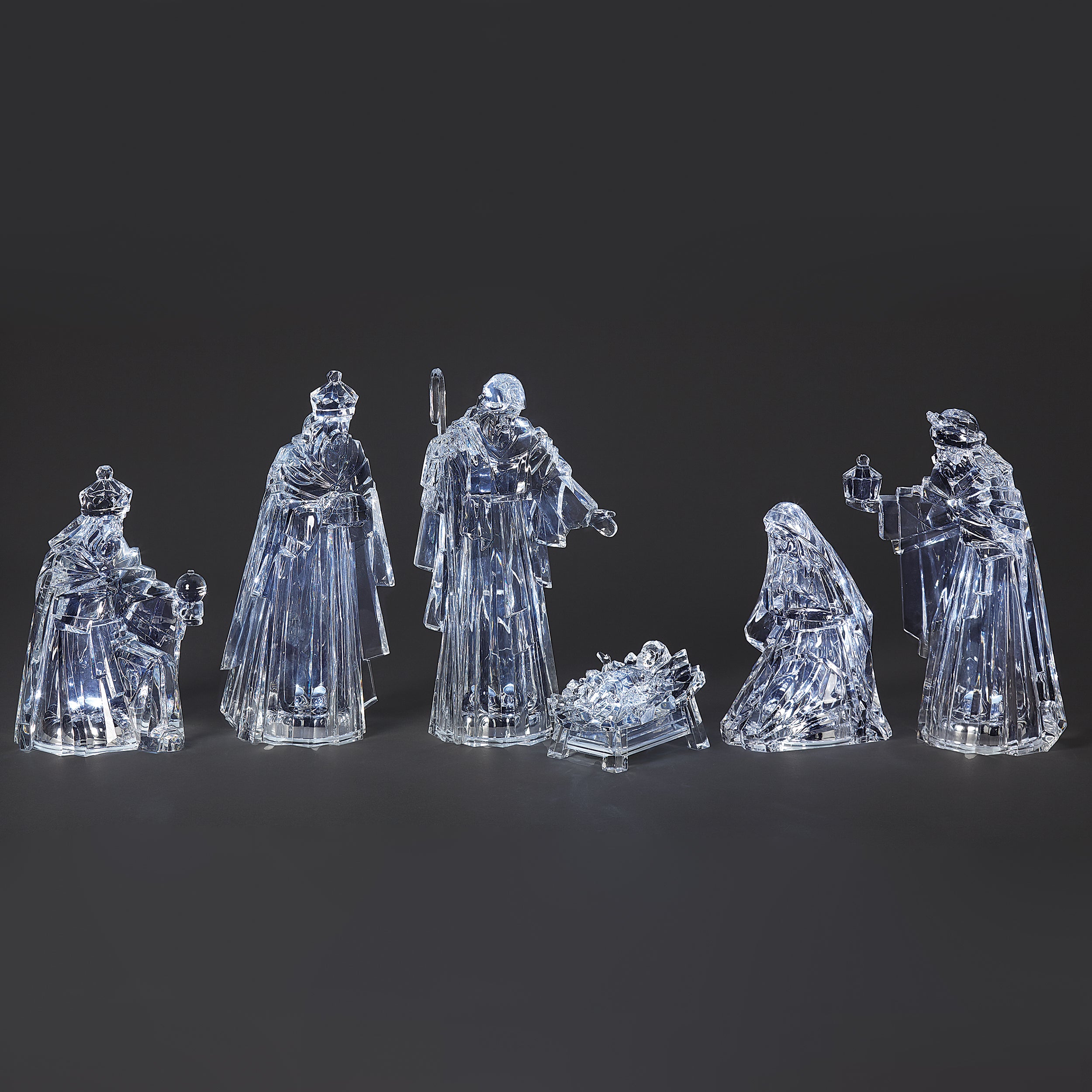 Lighted Nativity Set