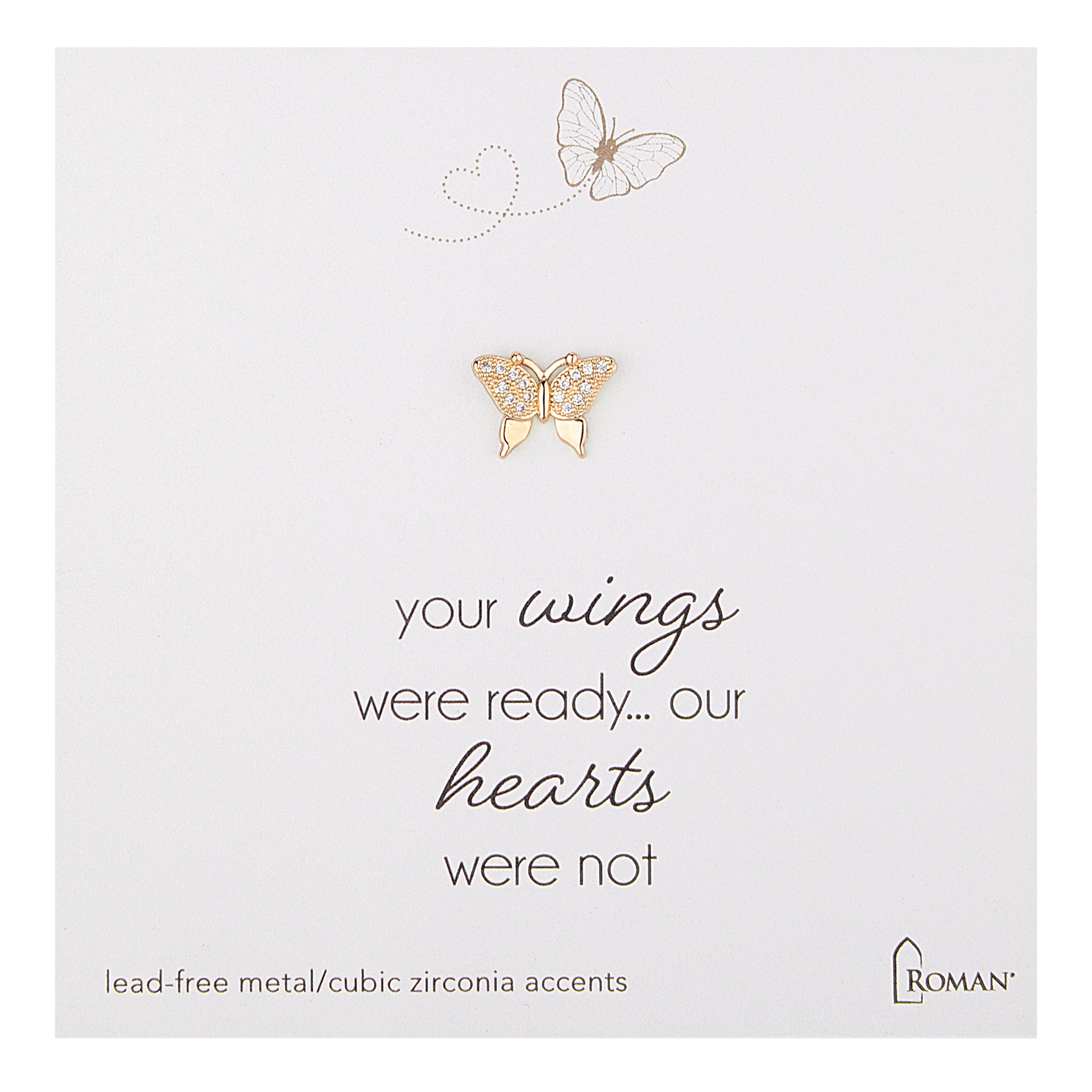 Butterfly Memorial Remembrance Pin