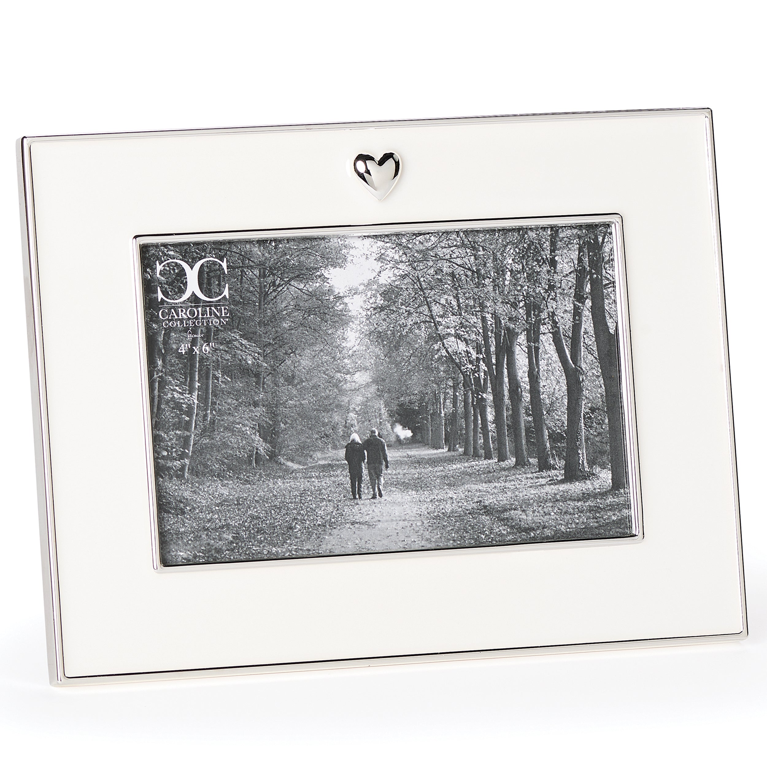 Caroline Collection Silver Heart Frame