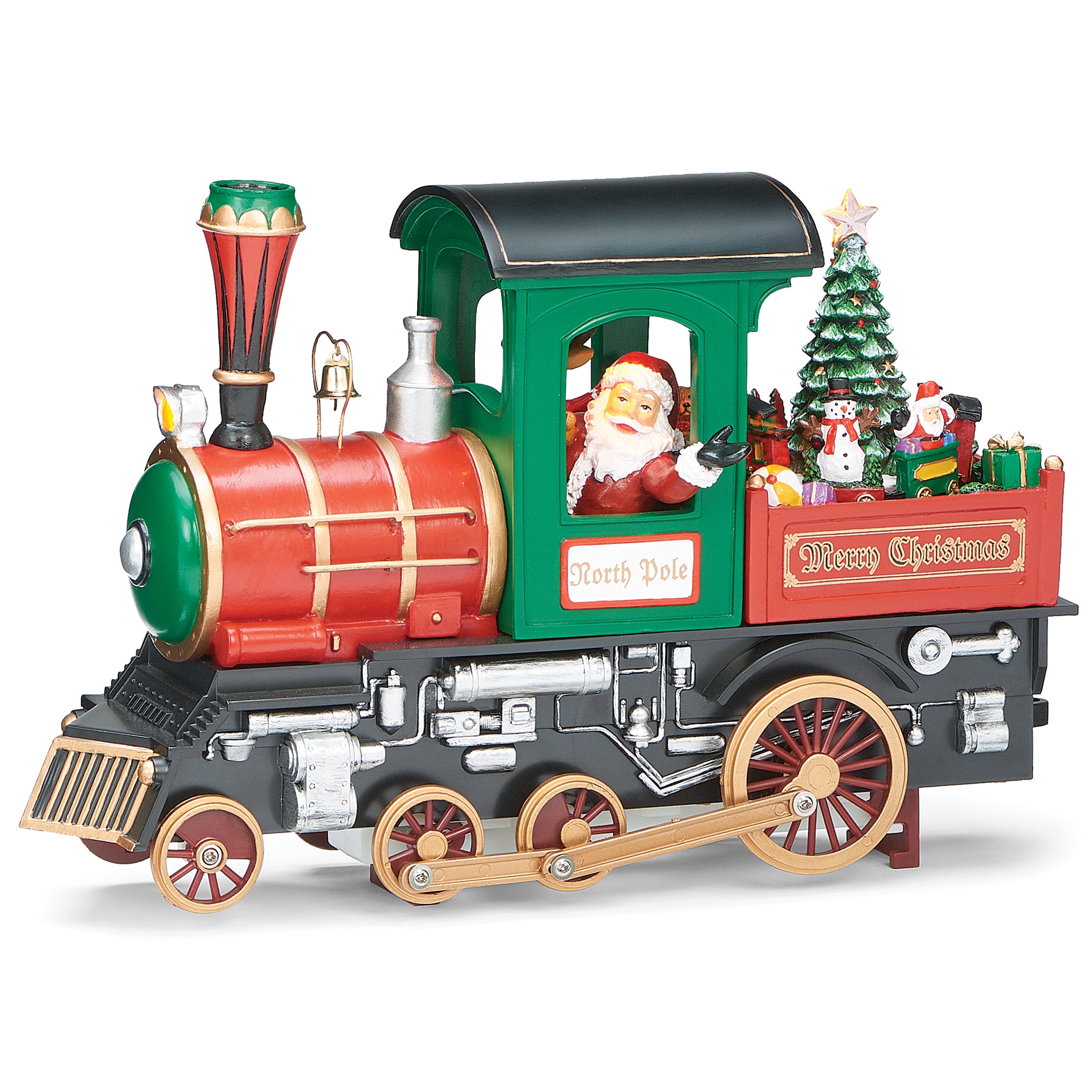 Amusements Lighted Musical North Pole Locomotive with Rotating Wheels