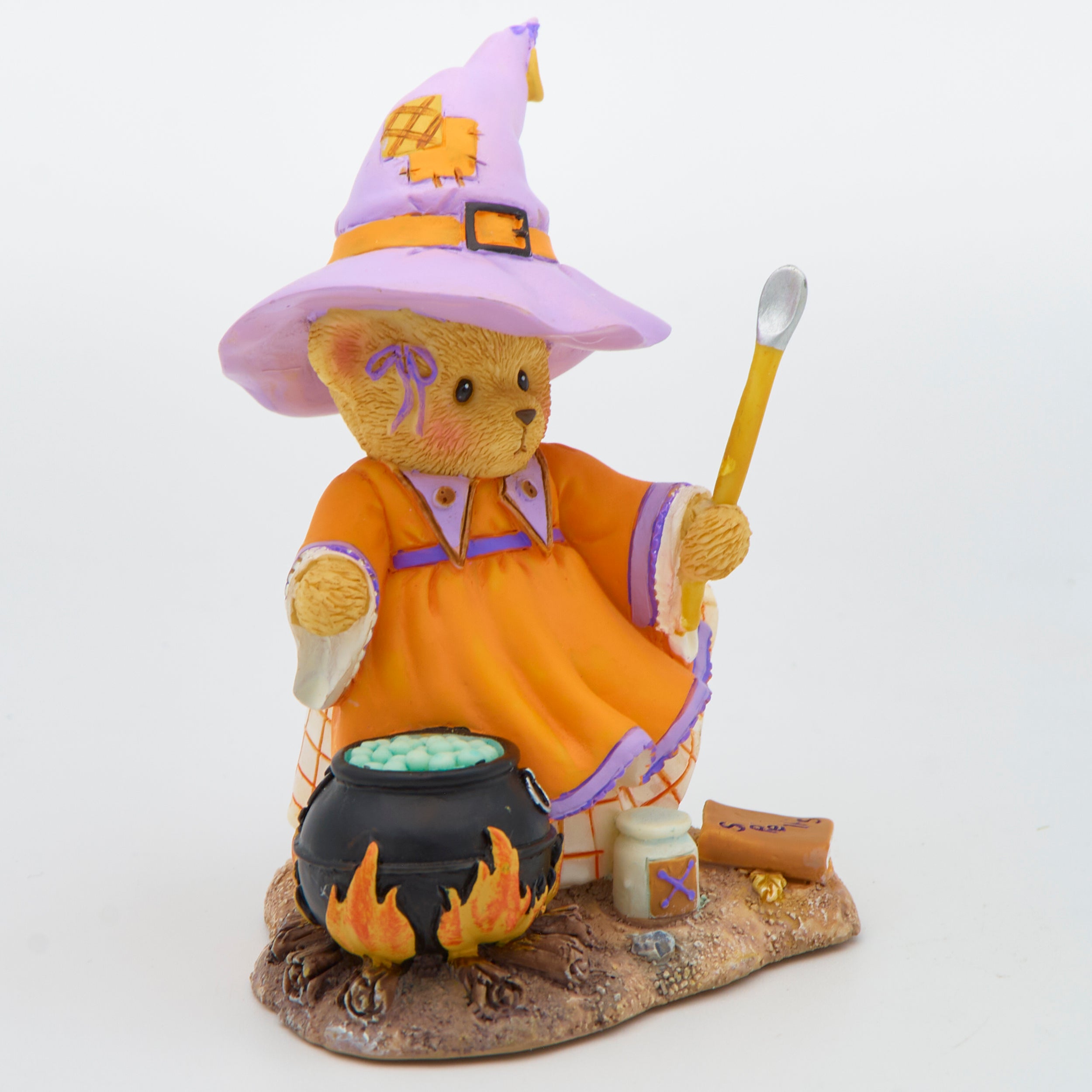 Halloween Witch with Cauldron – Cherished Teddies