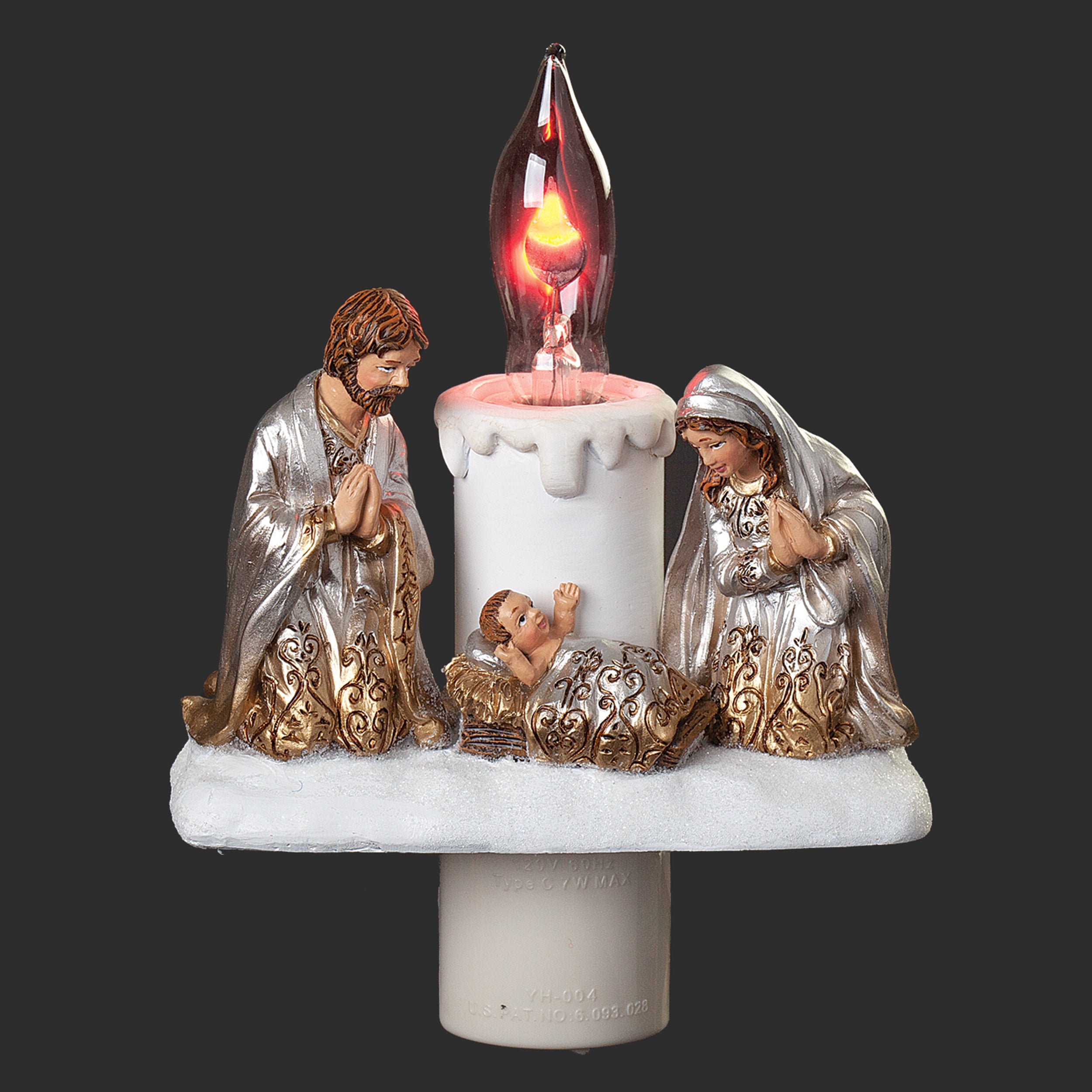 Roman Lights Flickering Flame Holy Family Night-Light