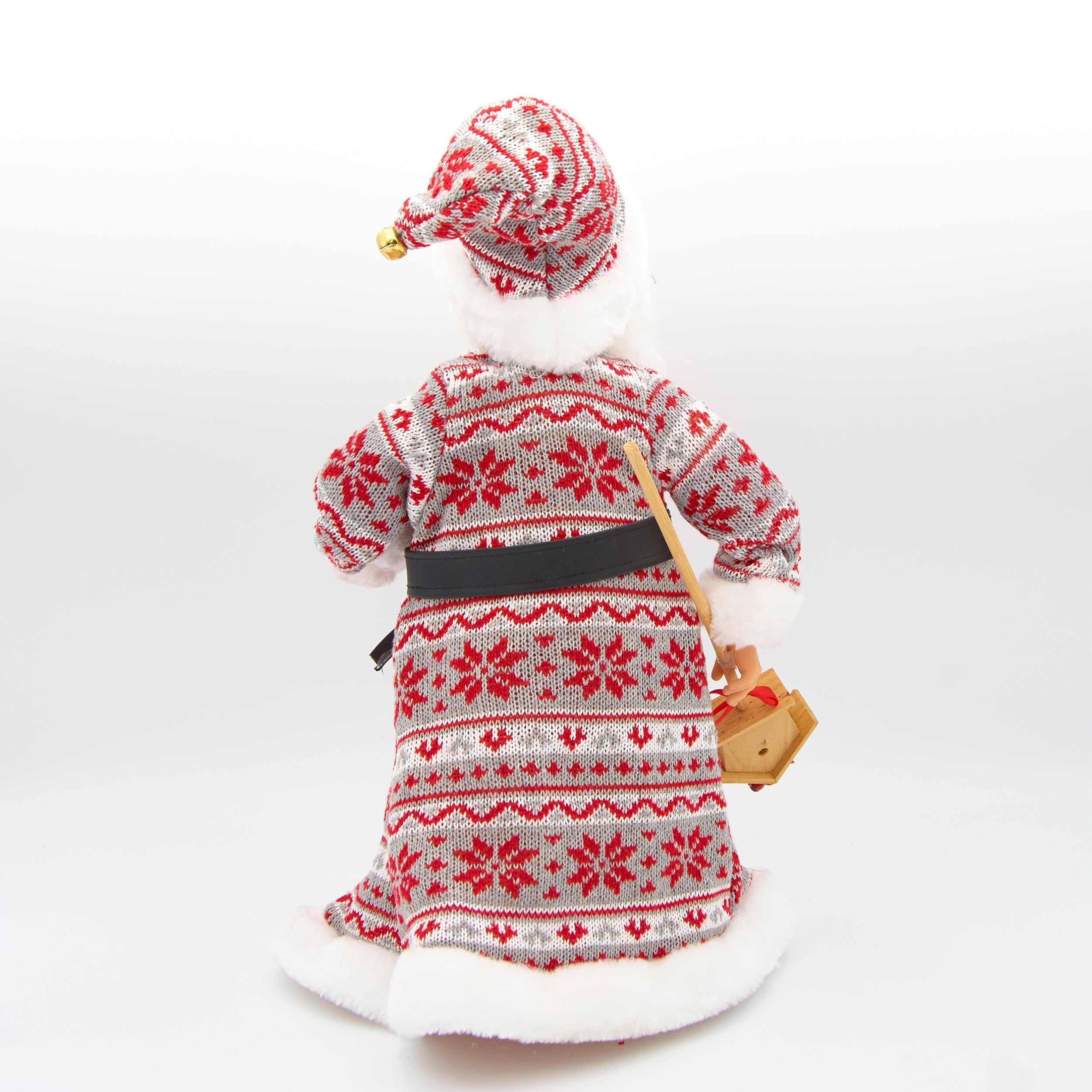 Santa Treetopper with Birdhouse