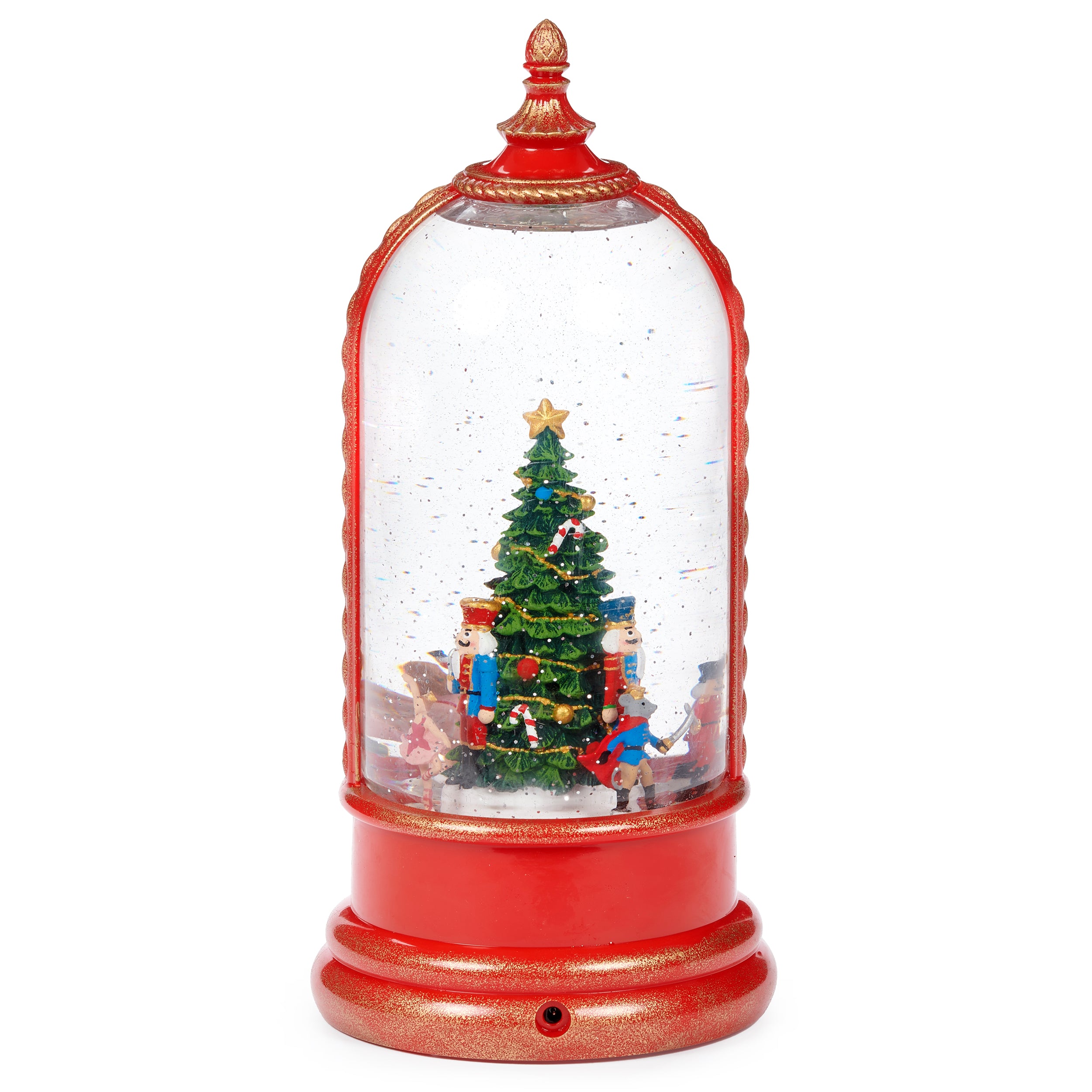 Confetti Lites Lighted Musical Swirl Rotating Nutcracker