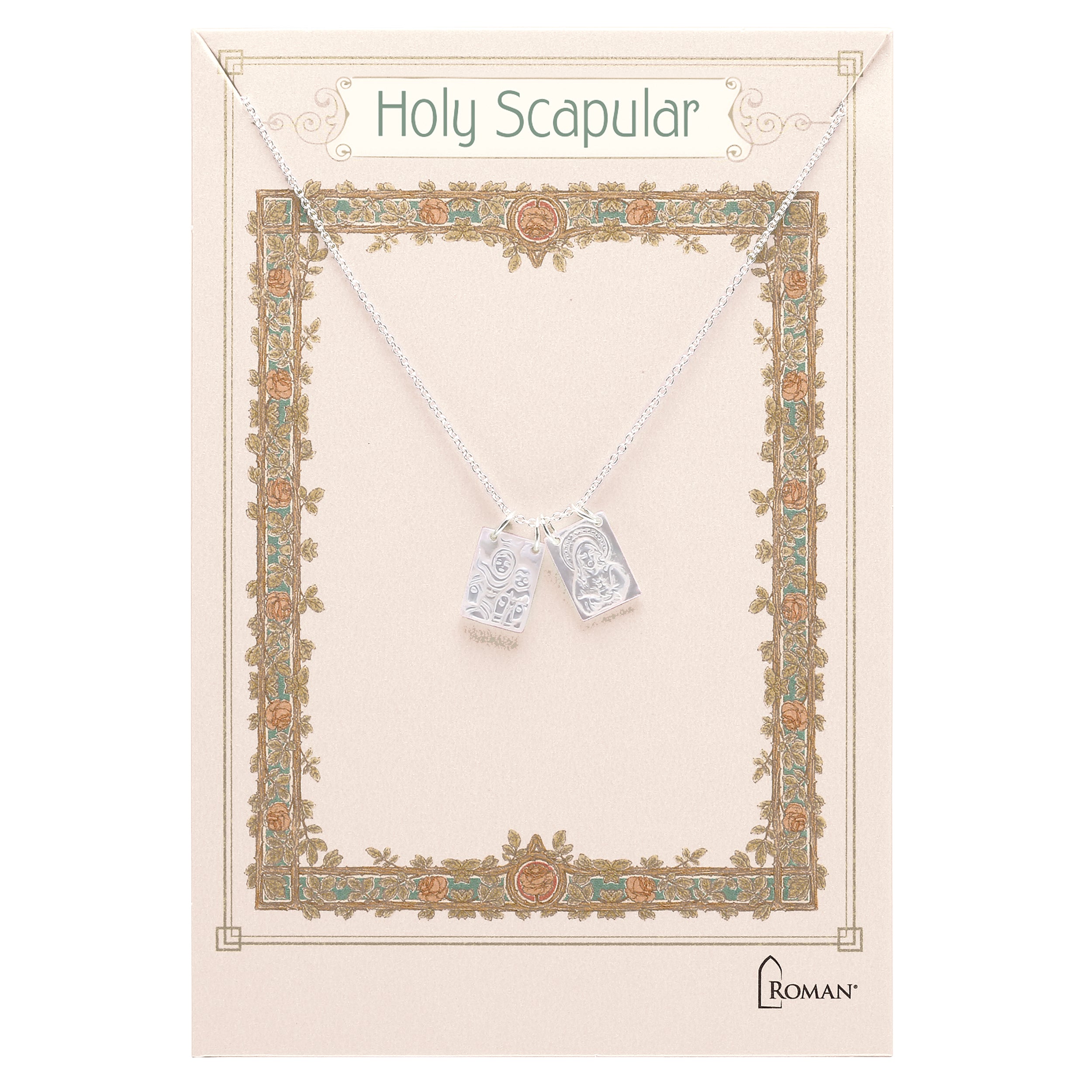 Scapular Necklace with Petite Shell Inlay Pendants