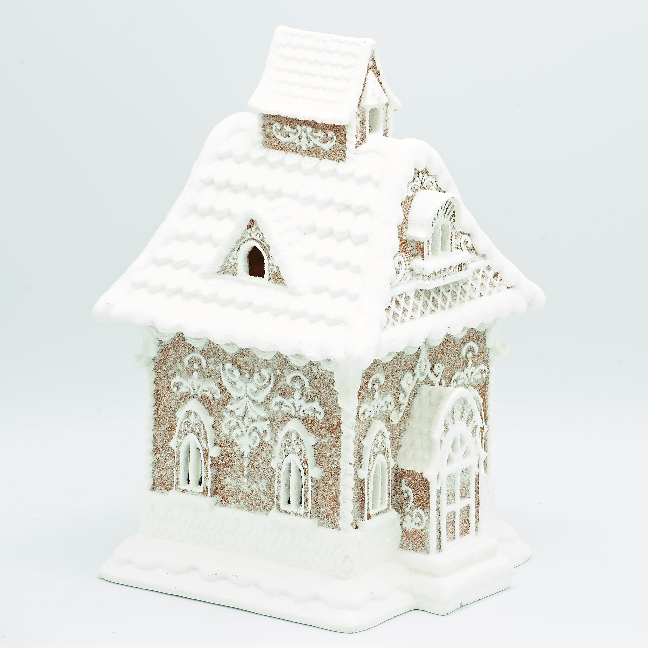 Lighted Gingerbread House