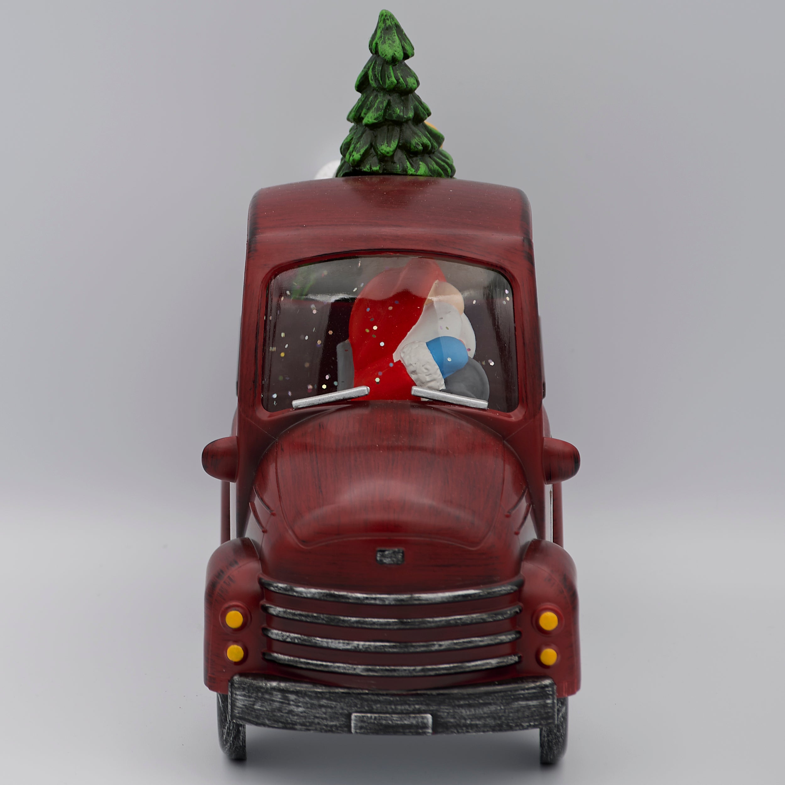 Confetti Lites Lighted Swirl Vintage Truck with Gnomes & Christmas Tree