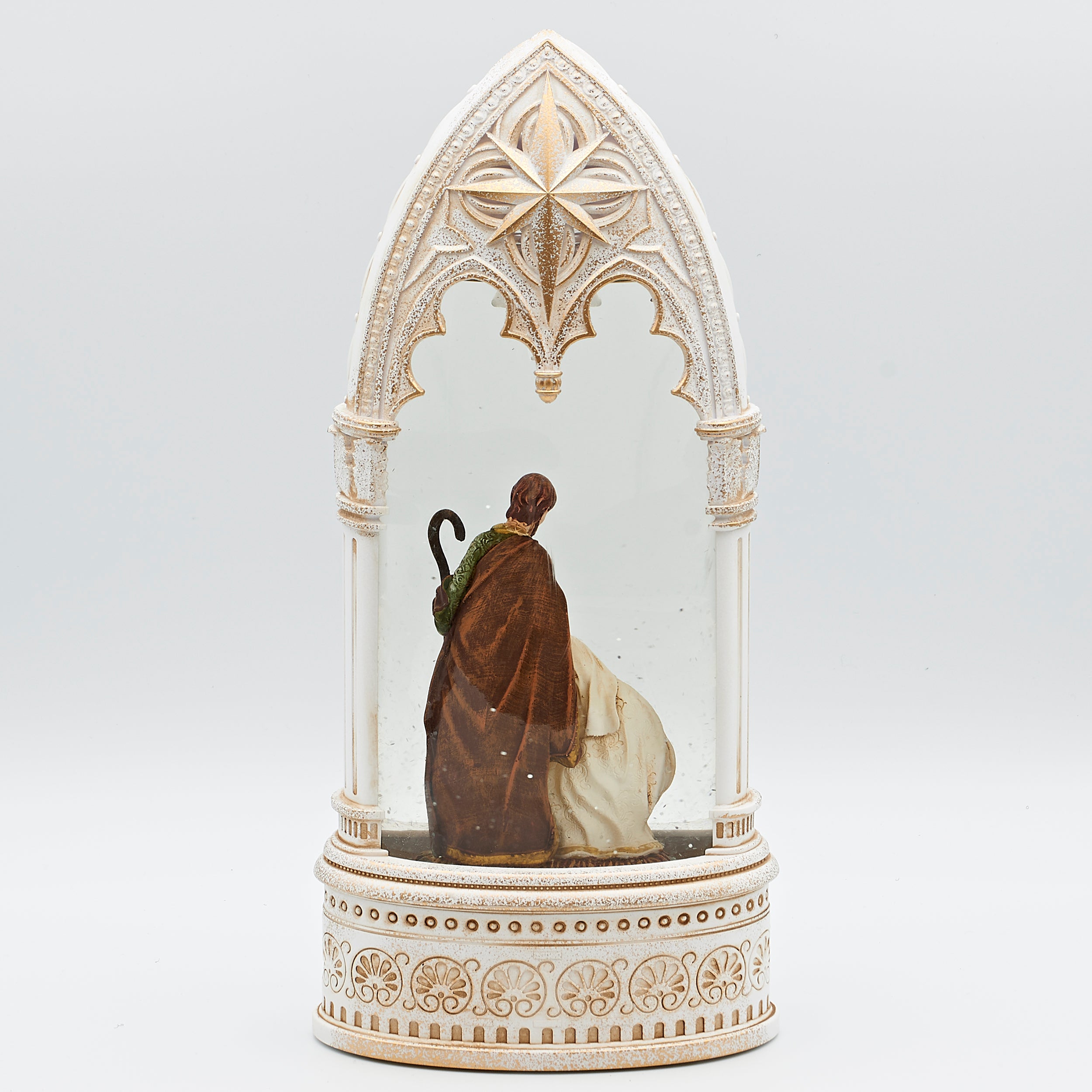 Confetti Lites Lighted Swirl Arch with Holy Family