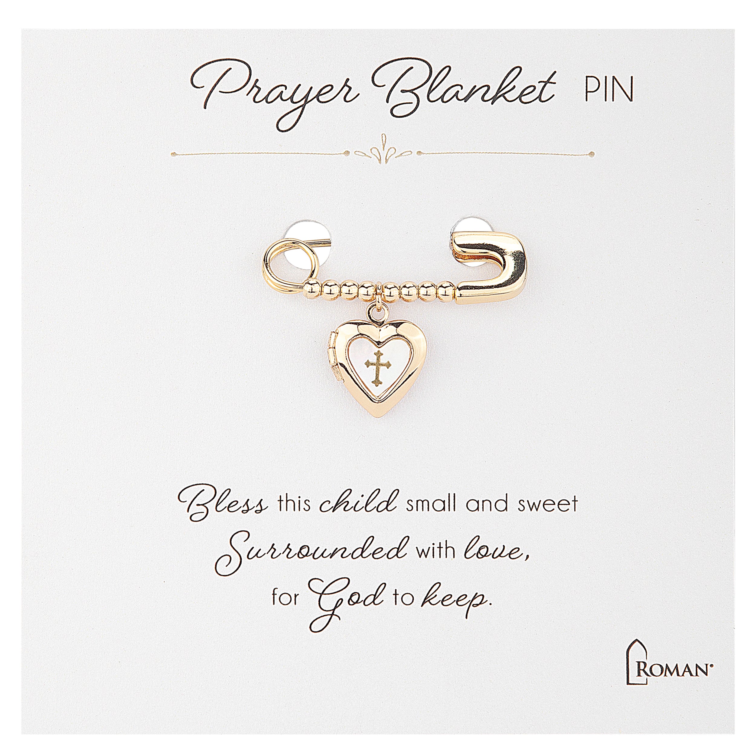 Heart Prayer Blanket Pin Keepsake