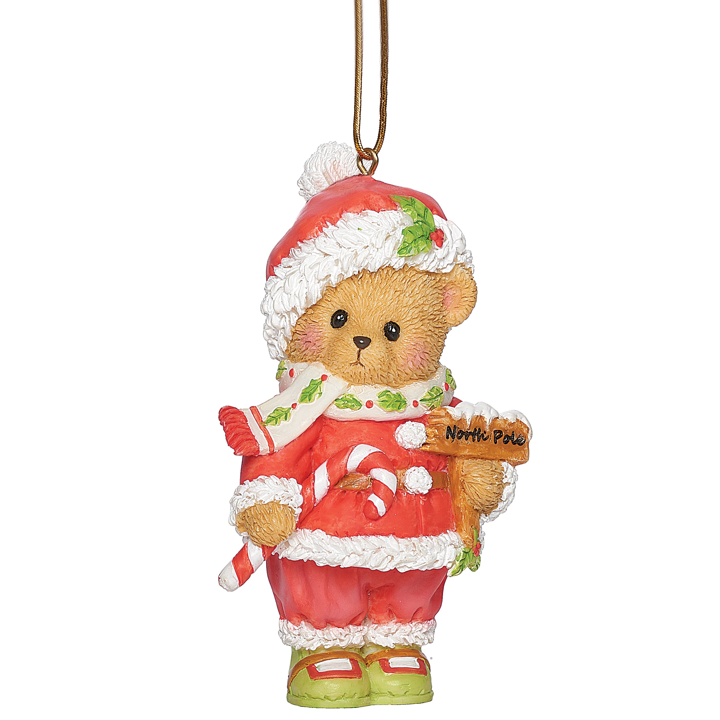 Santa Bear Ornament – Cherished Teddies
