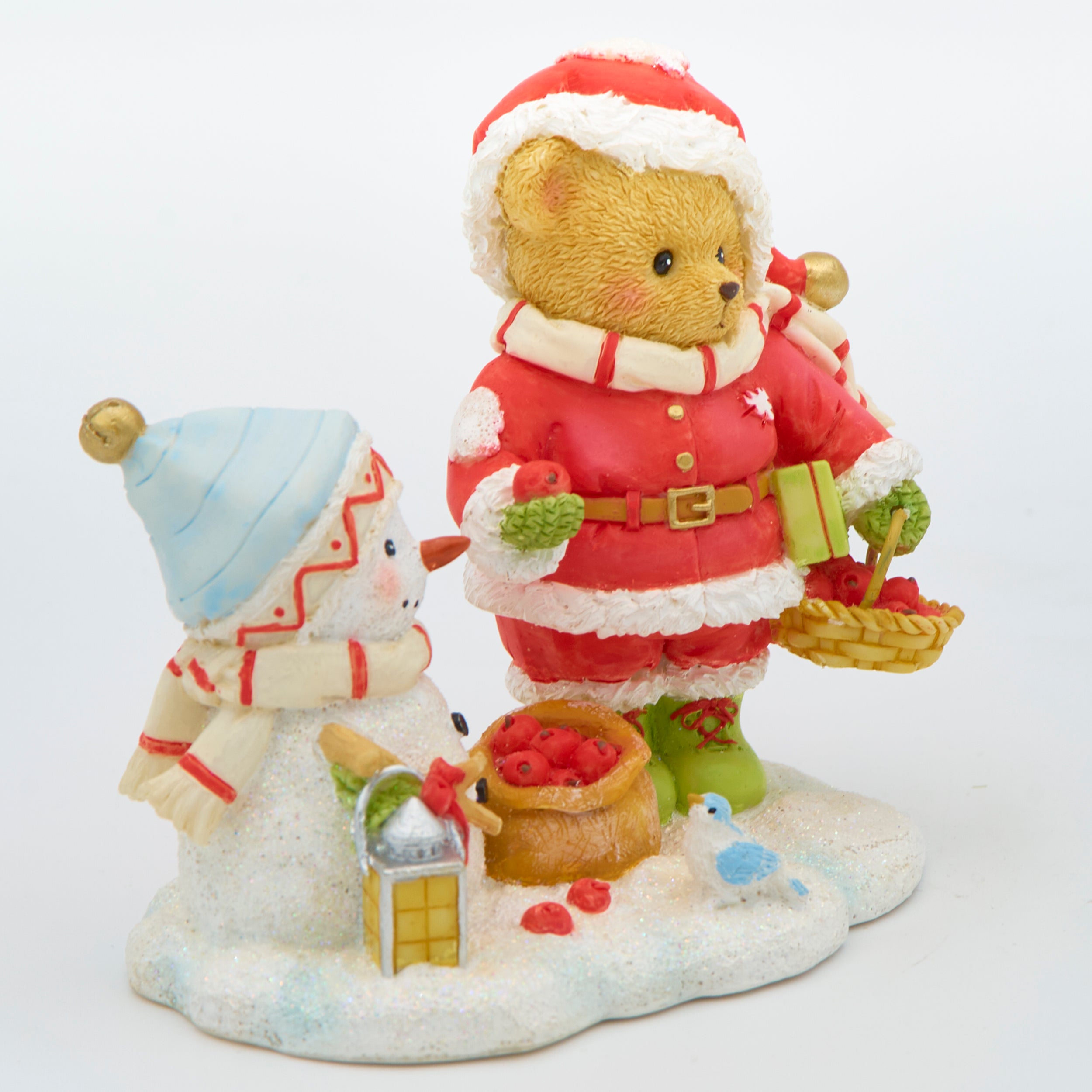Santa Bear Figure – Cherished Teddies