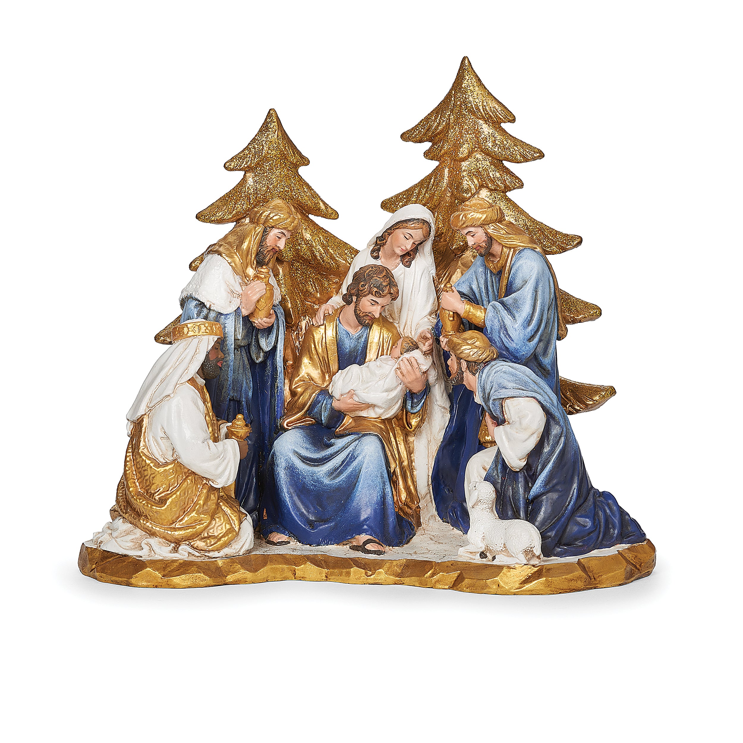 Joseph's Studio Nativity Figurine with Gold Tree