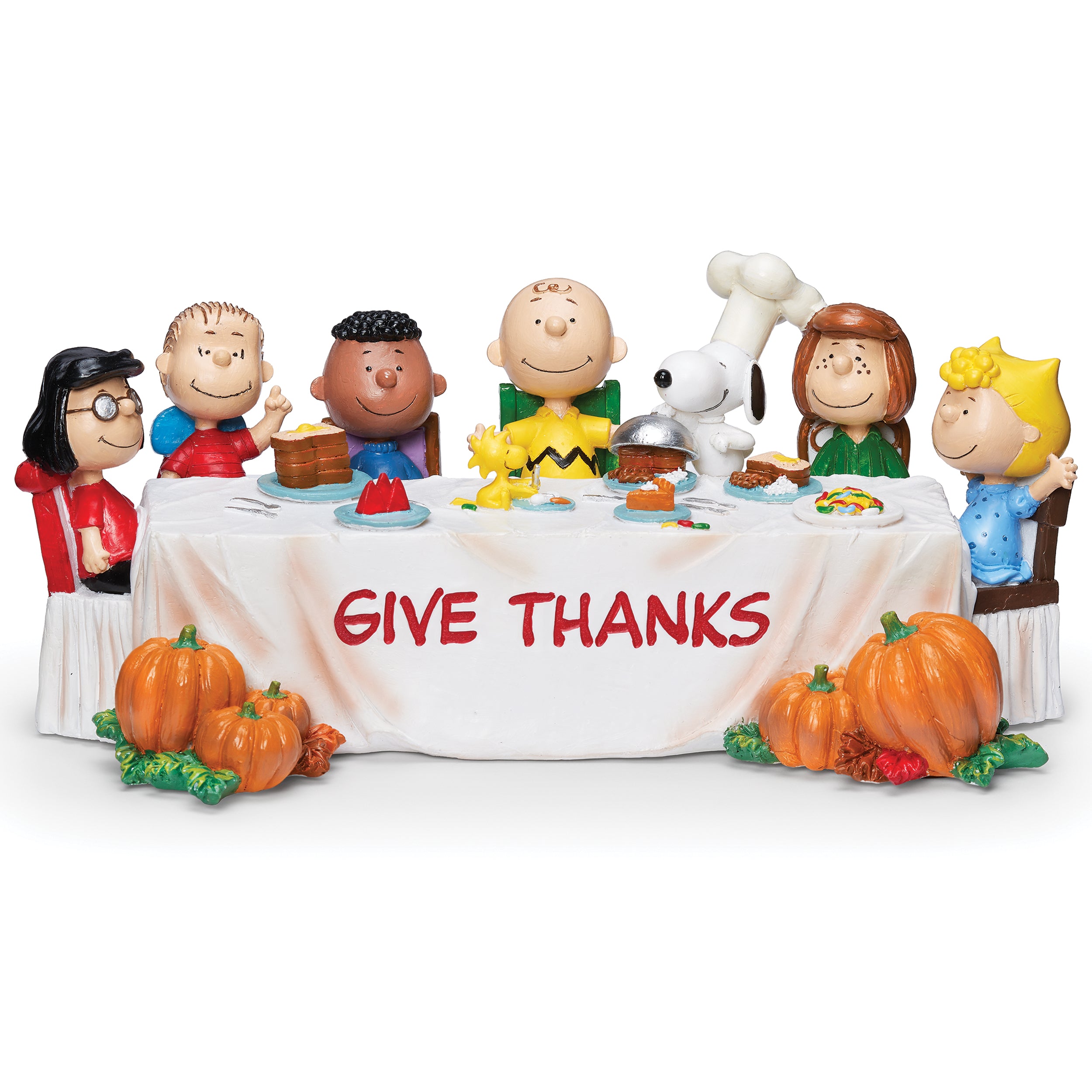 Peanuts "Give Thanks" Table Figure