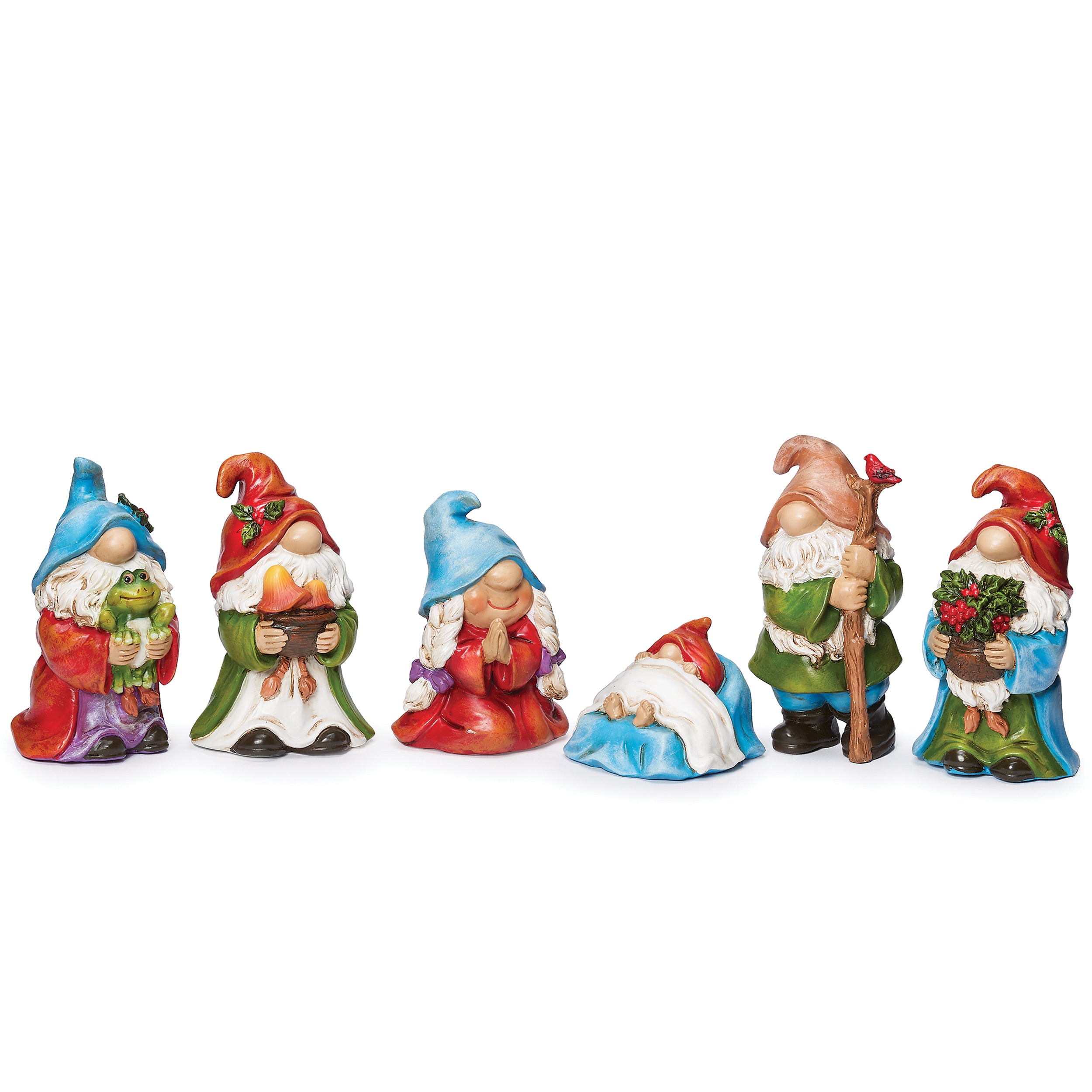 Gnome Pageant with Winter Forest Display Box