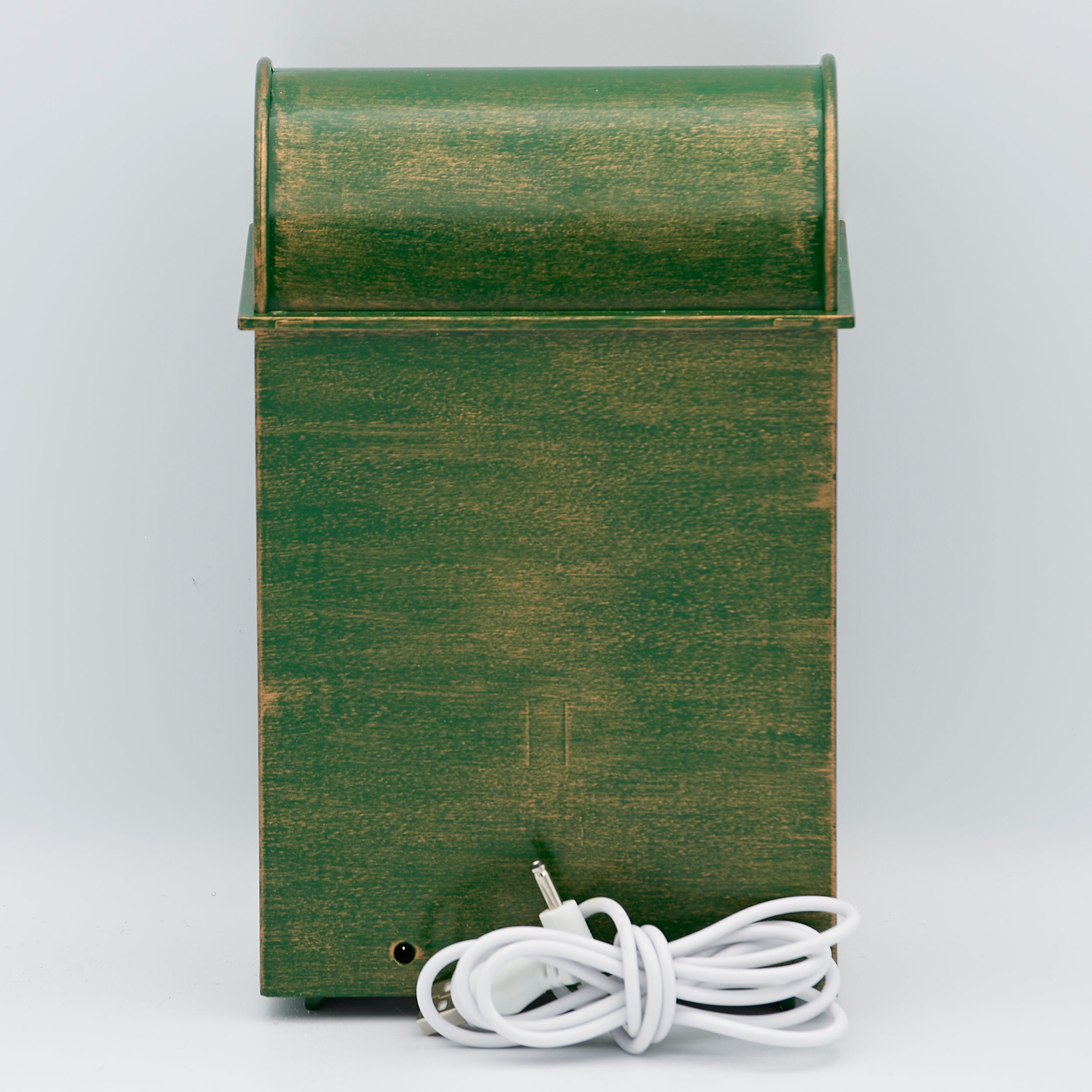 Confetti Lites Lighted Swirl Vintage Mailbox with Santa & Christmas Tree