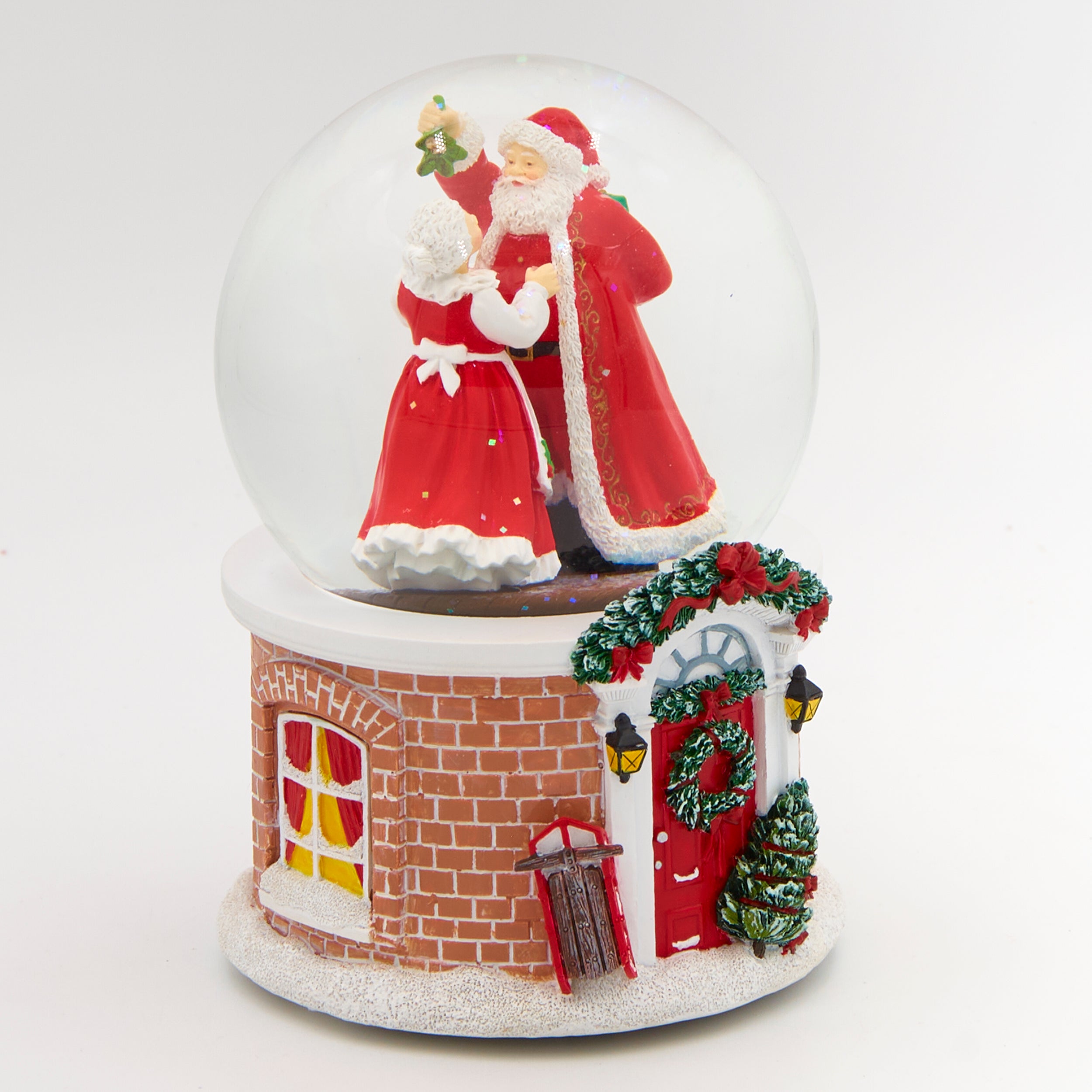 Glitterdome Musical Santa & Mrs. Claus – "Holly Jolly Christmas" Tune