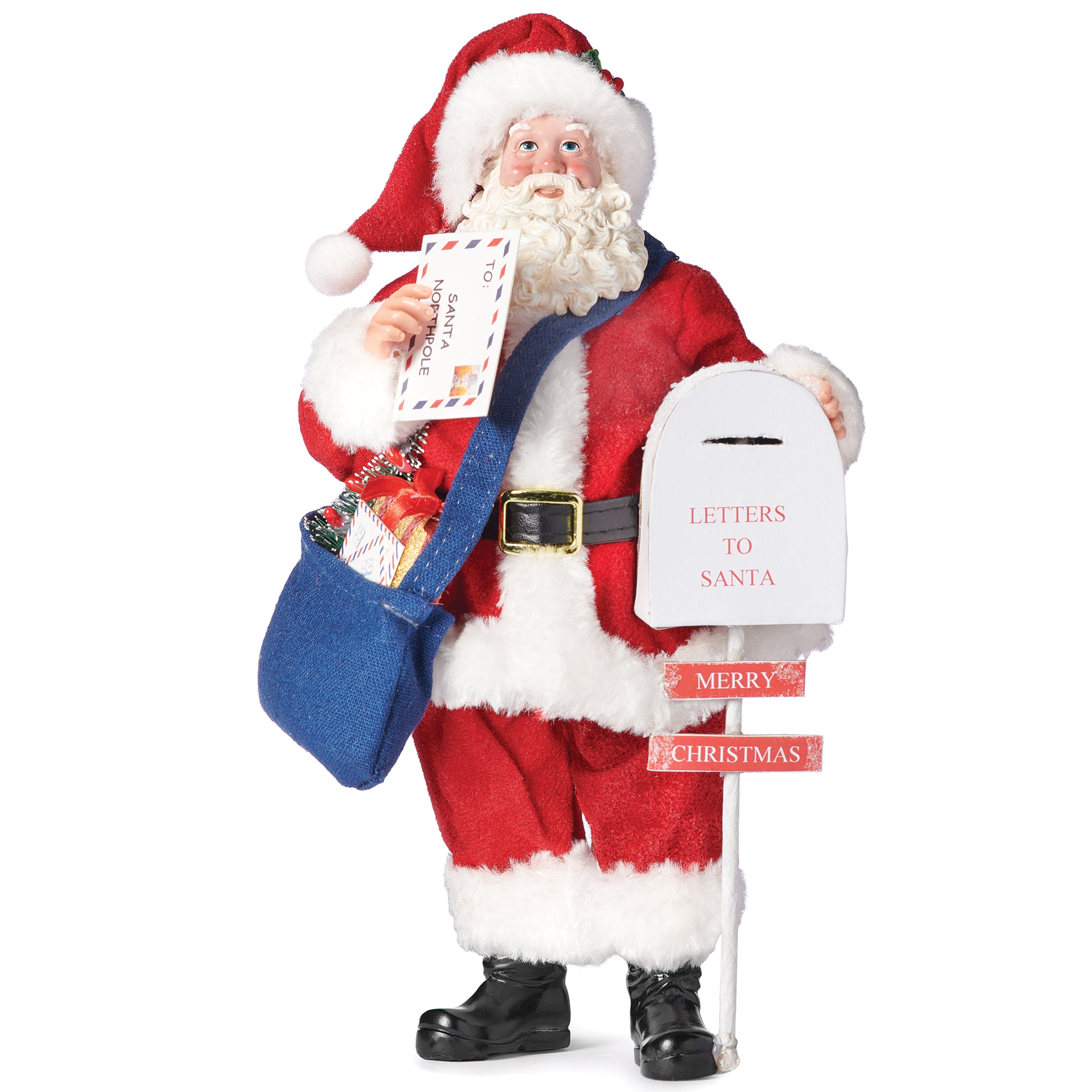 Santa by Mailbox Figure